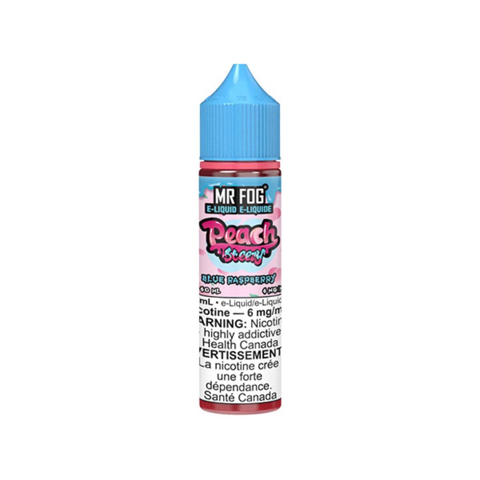 MR FOG MFEPS01 - MR FOG Peach Steezy E-Liquid Blue Raspberry 60ML Freebase