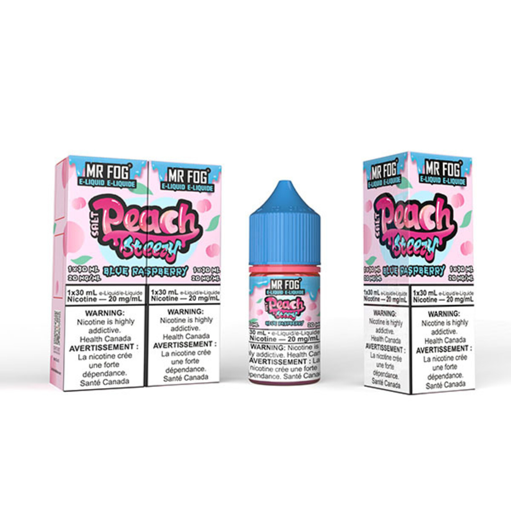 MR FOG MFEPS01 - MR FOG Peach Steezy E-Liquid Blue Raspberry 30ML Salt