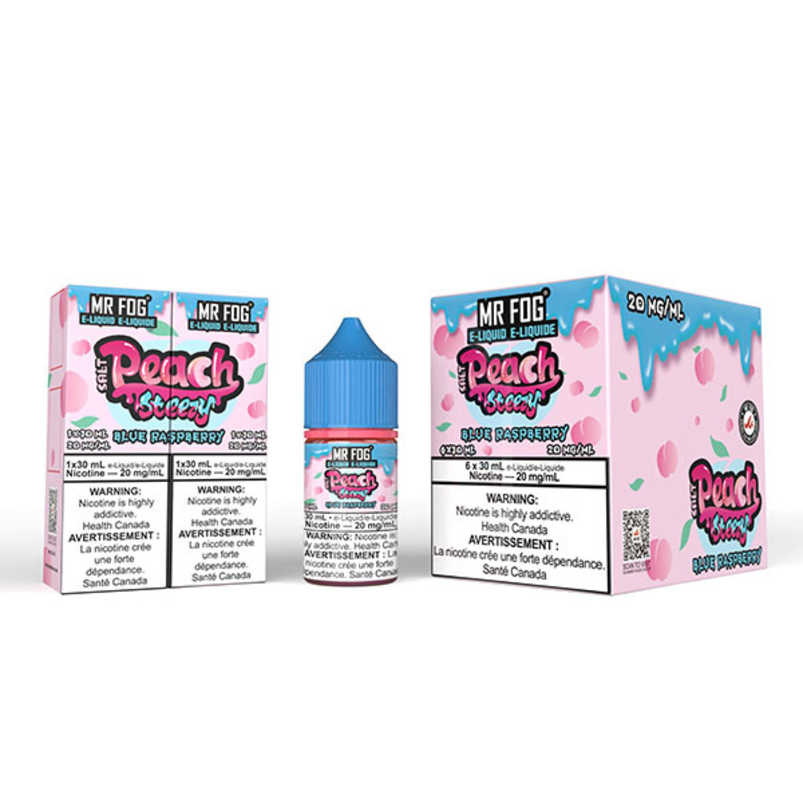 MR FOG MFEPS01 - MR FOG Peach Steezy E-Liquid Blue Raspberry 30ML Salt