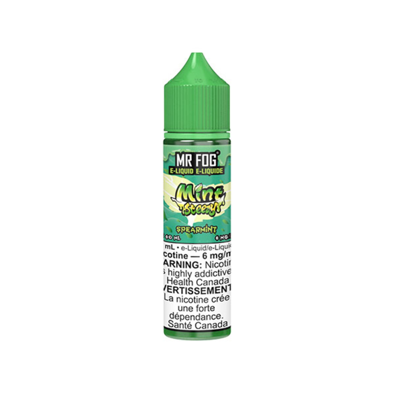 MR FOG MFEMS02 - MR FOG Mint Steezy E-Liquid Spearmint 60ML Freebase
