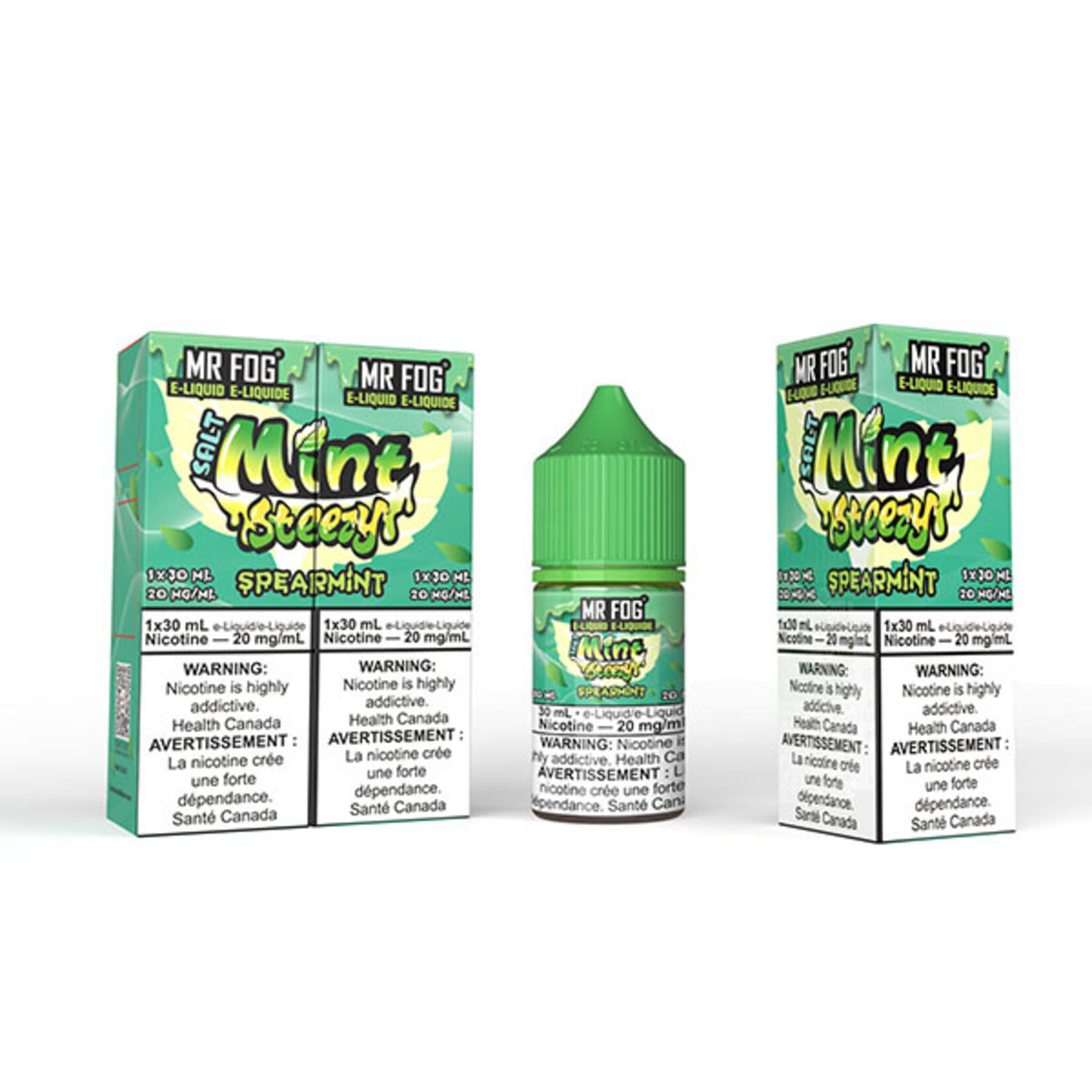 MR FOG MFEMS02 - MR FOG Mint Steezy E-Liquid Spearmint 30ML Salt