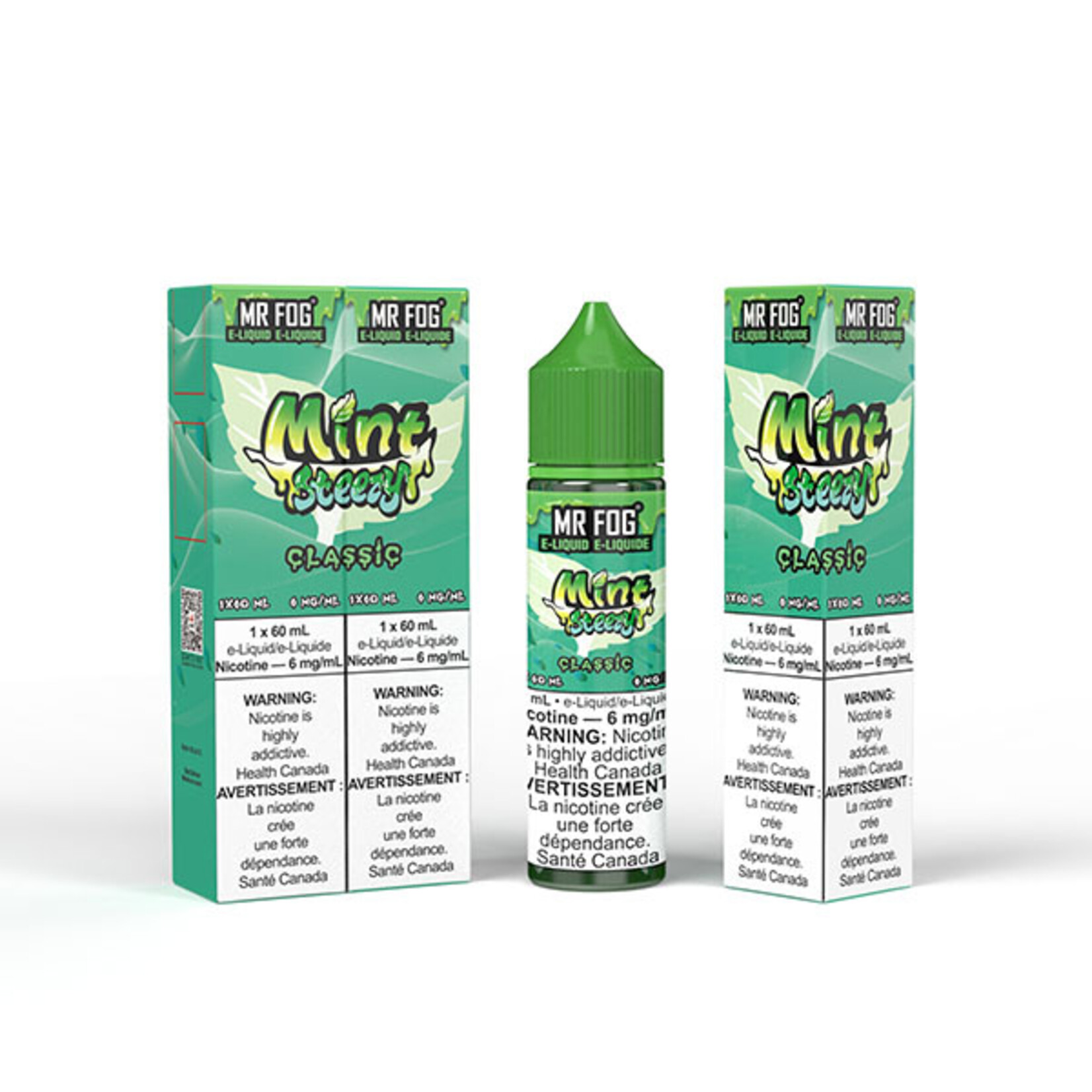 MR FOG MFEMS03 - MR FOG Mint Steezy E-Liquid Classic 60ML Freebase