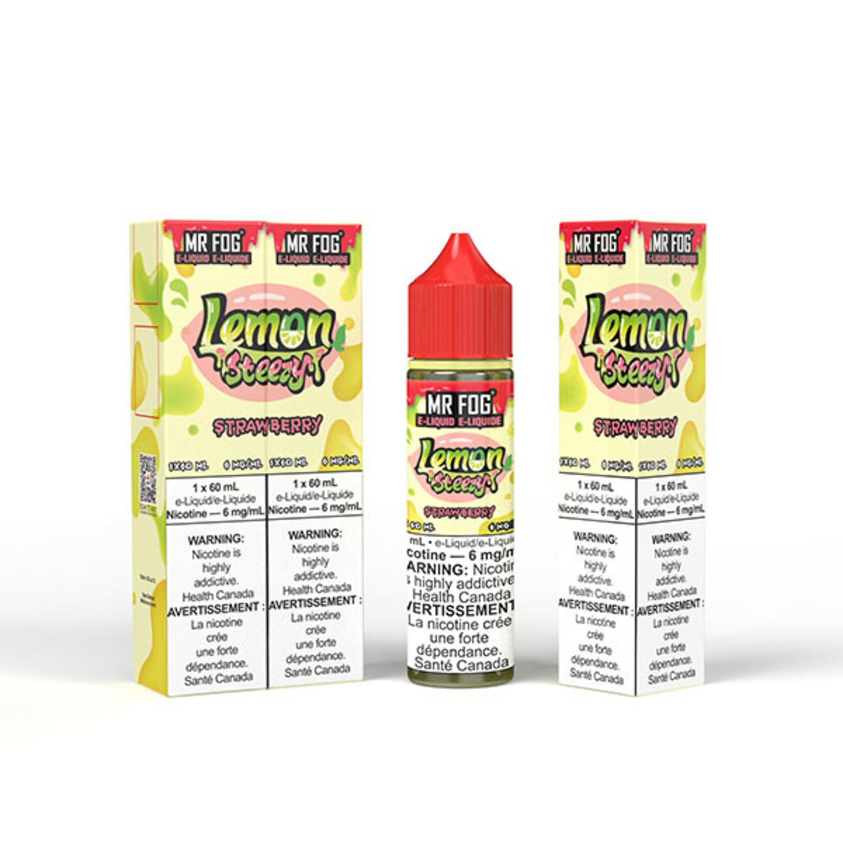 MR FOG MFELS02 - MR FOG Lemon Steezy E-Liquid Strawberry 60ML Freebase