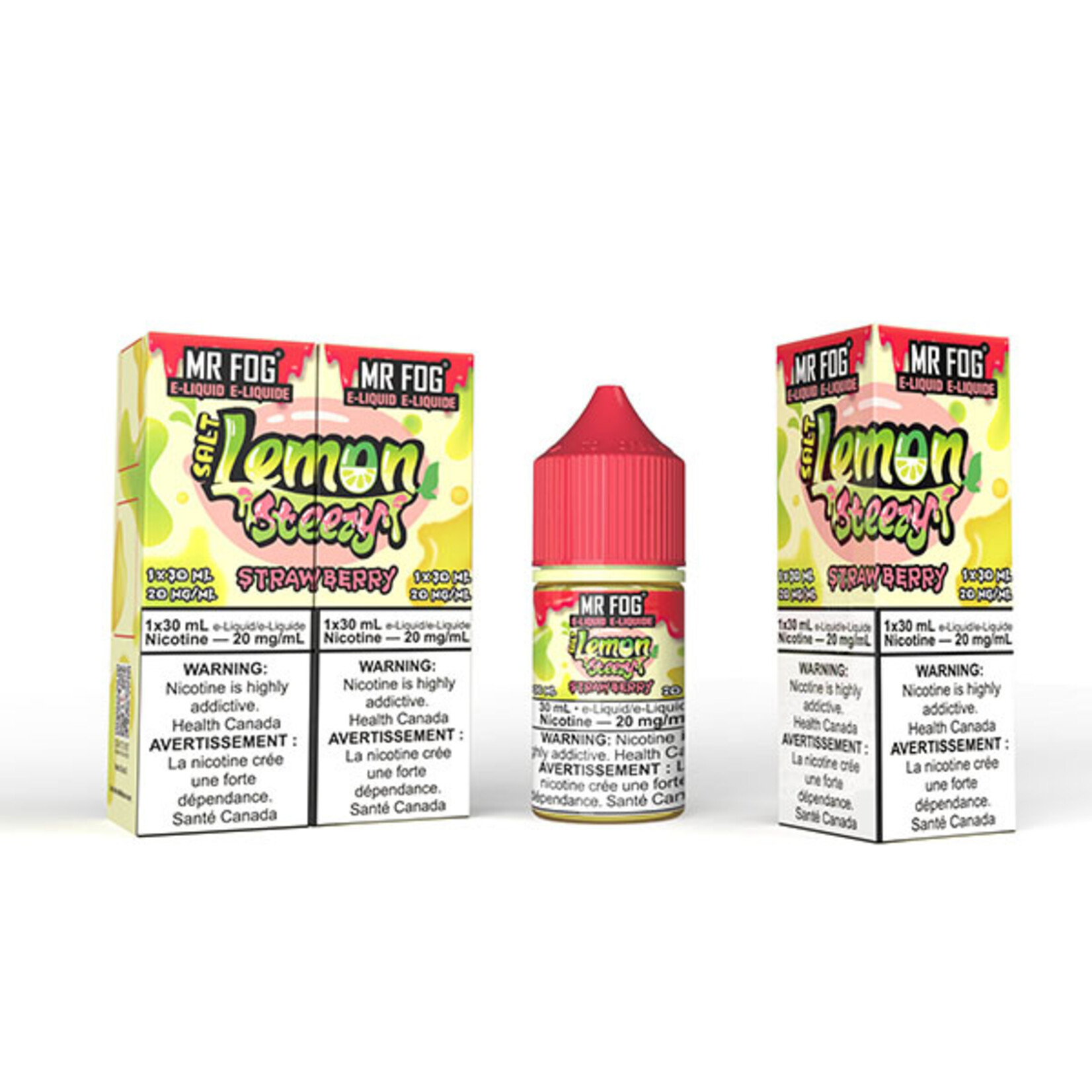 MR FOG MFELS02 - MR FOG Lemon Steezy E-Liquid Strawberry 30ML Salt