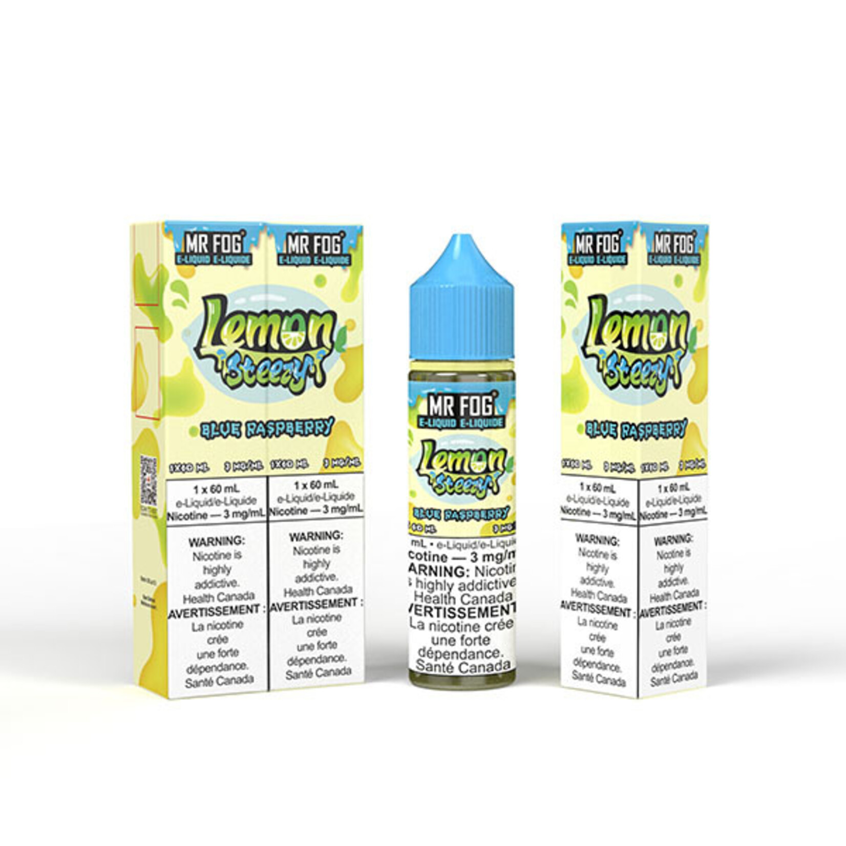 MR FOG MFELS01 - MR FOG Lemon Steezy E-Liquid Blue Raspberry 60ML Freebase