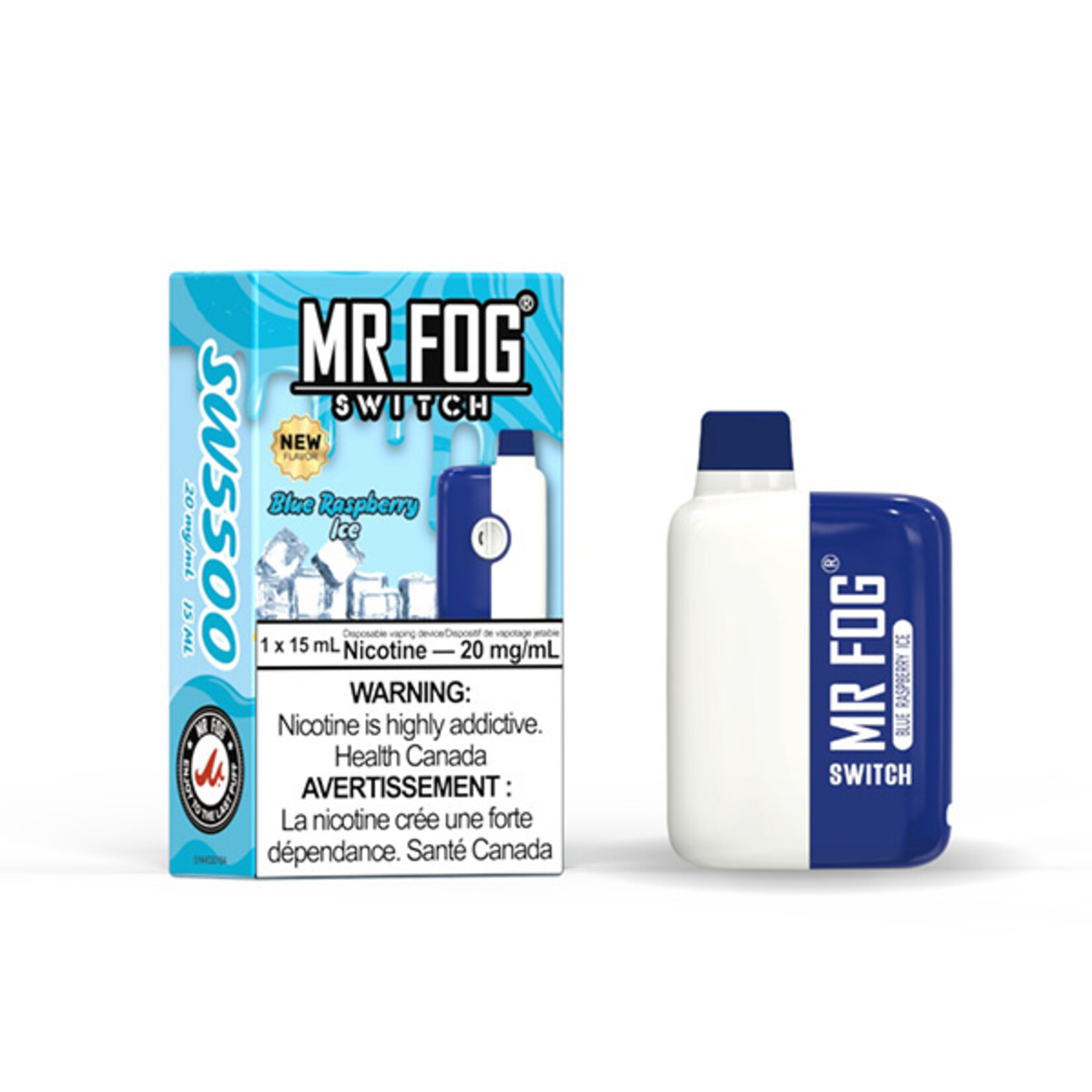 MR FOG SW32 - MR FOG SWITCH 5500 PUFFS Blue Raspberry Ice