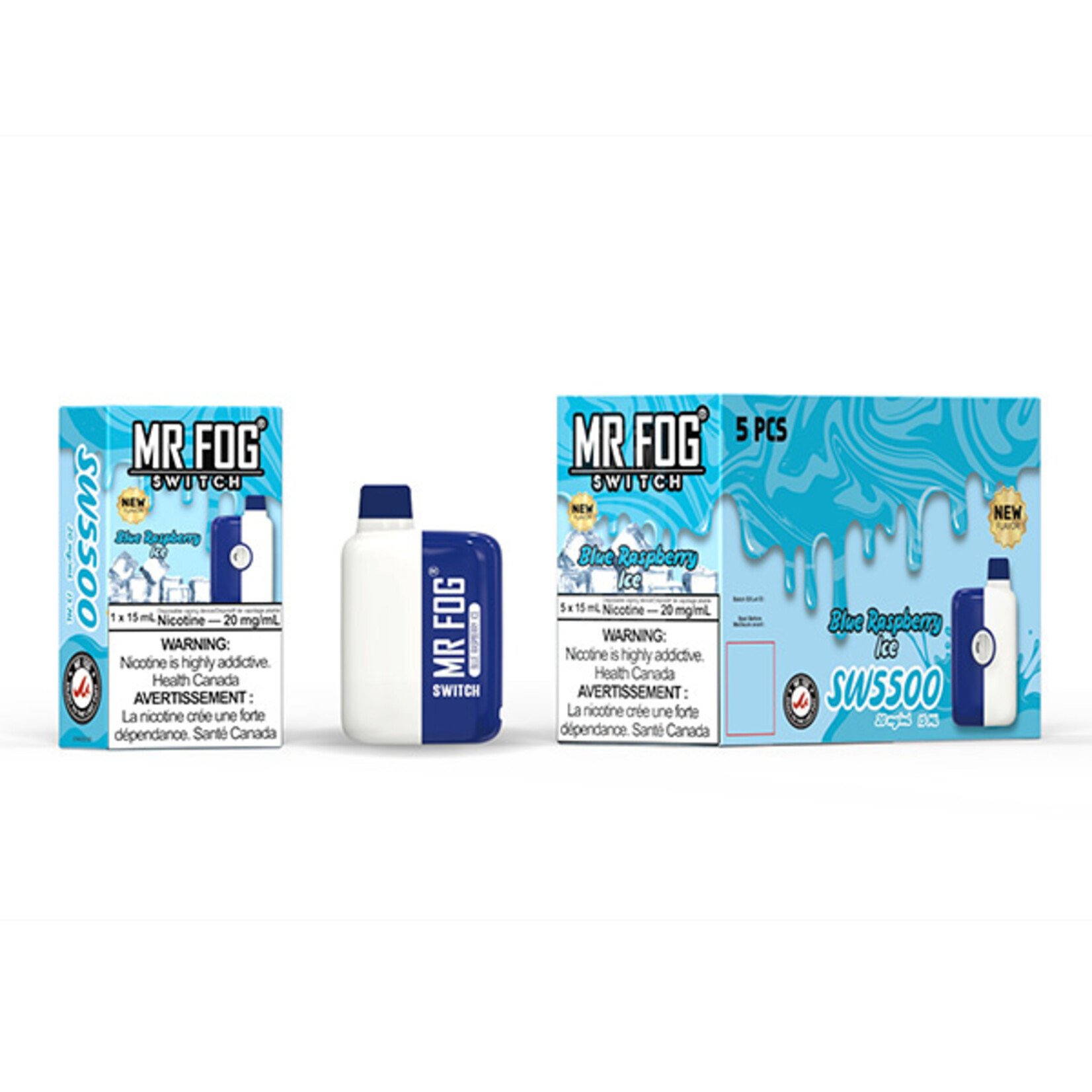 MR FOG SW32 - MR FOG SWITCH 5500 PUFFS Blue Raspberry Ice