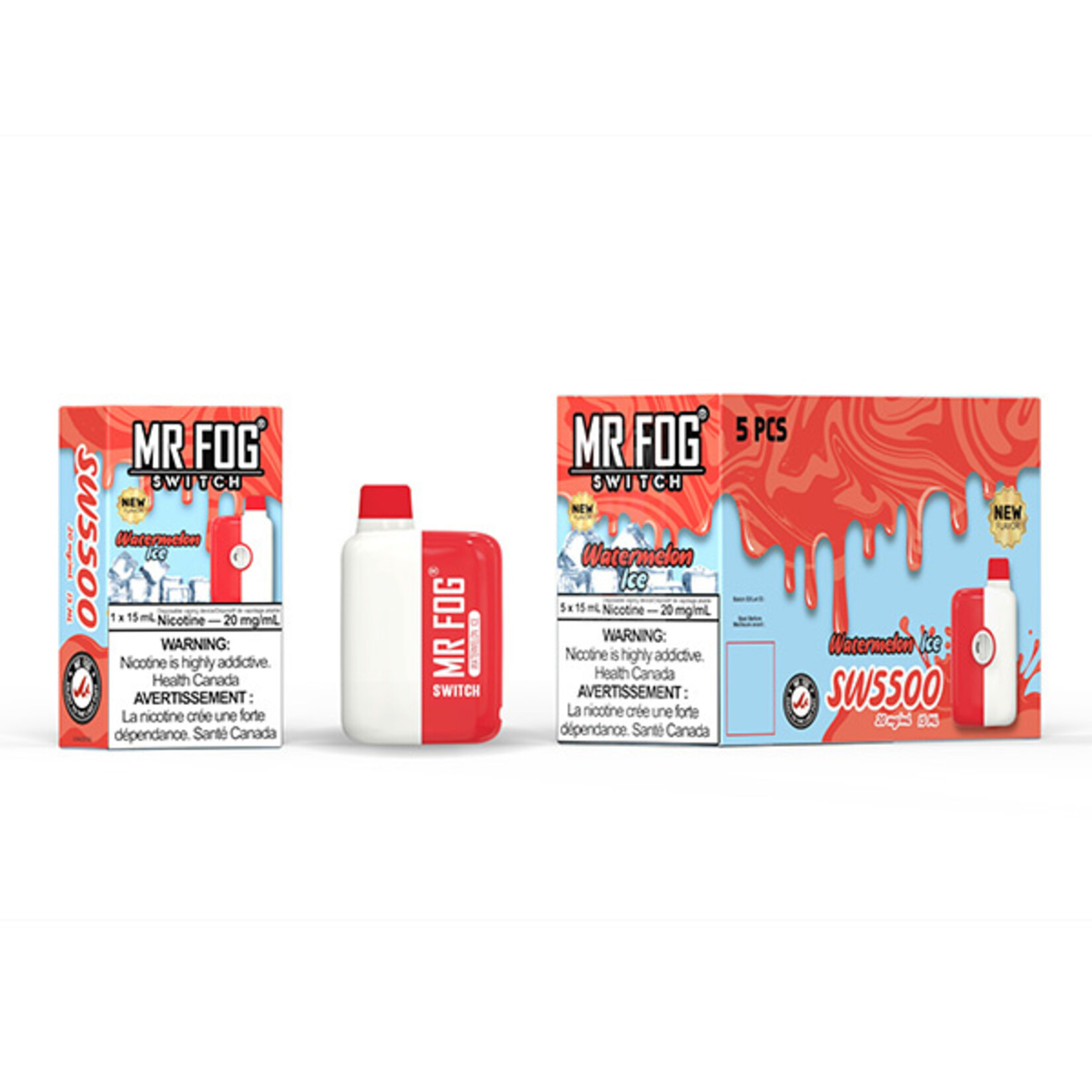 MR FOG SW34 - MR FOG SWITCH 5500 PUFFS Watermelon Ice