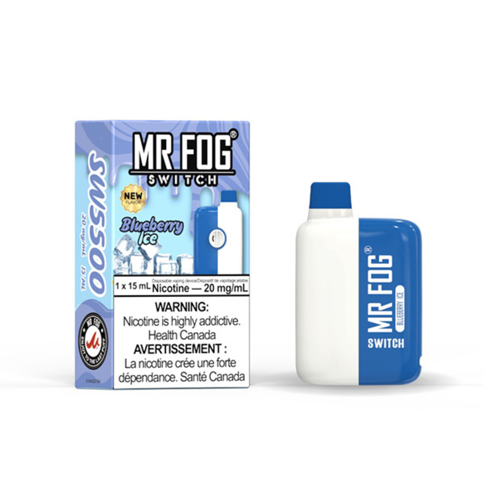 MR FOG SW36 - MR FOG SWITCH 5500 PUFFS Blueberry Ice