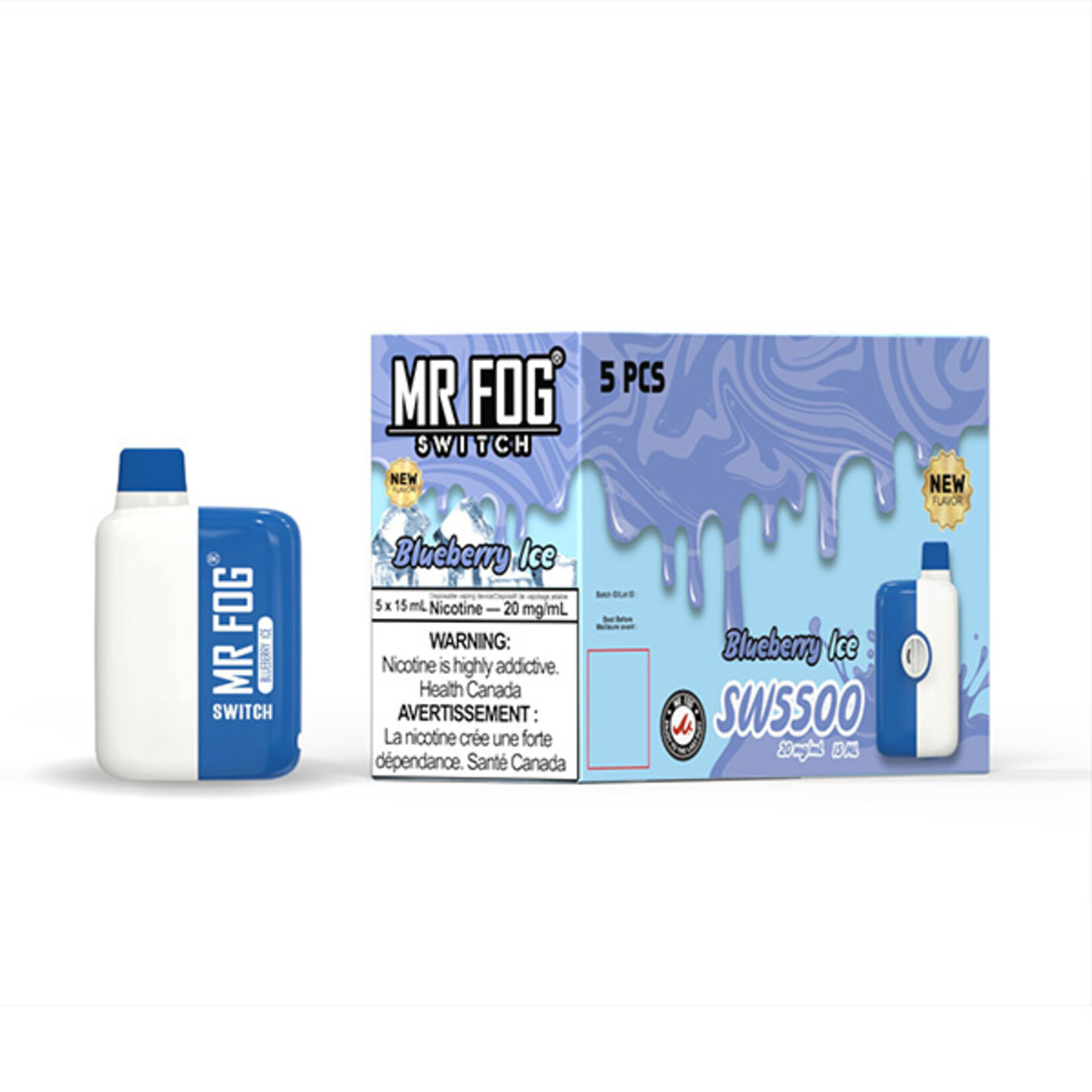 MR FOG SW36 - MR FOG SWITCH 5500 PUFFS Blueberry Ice