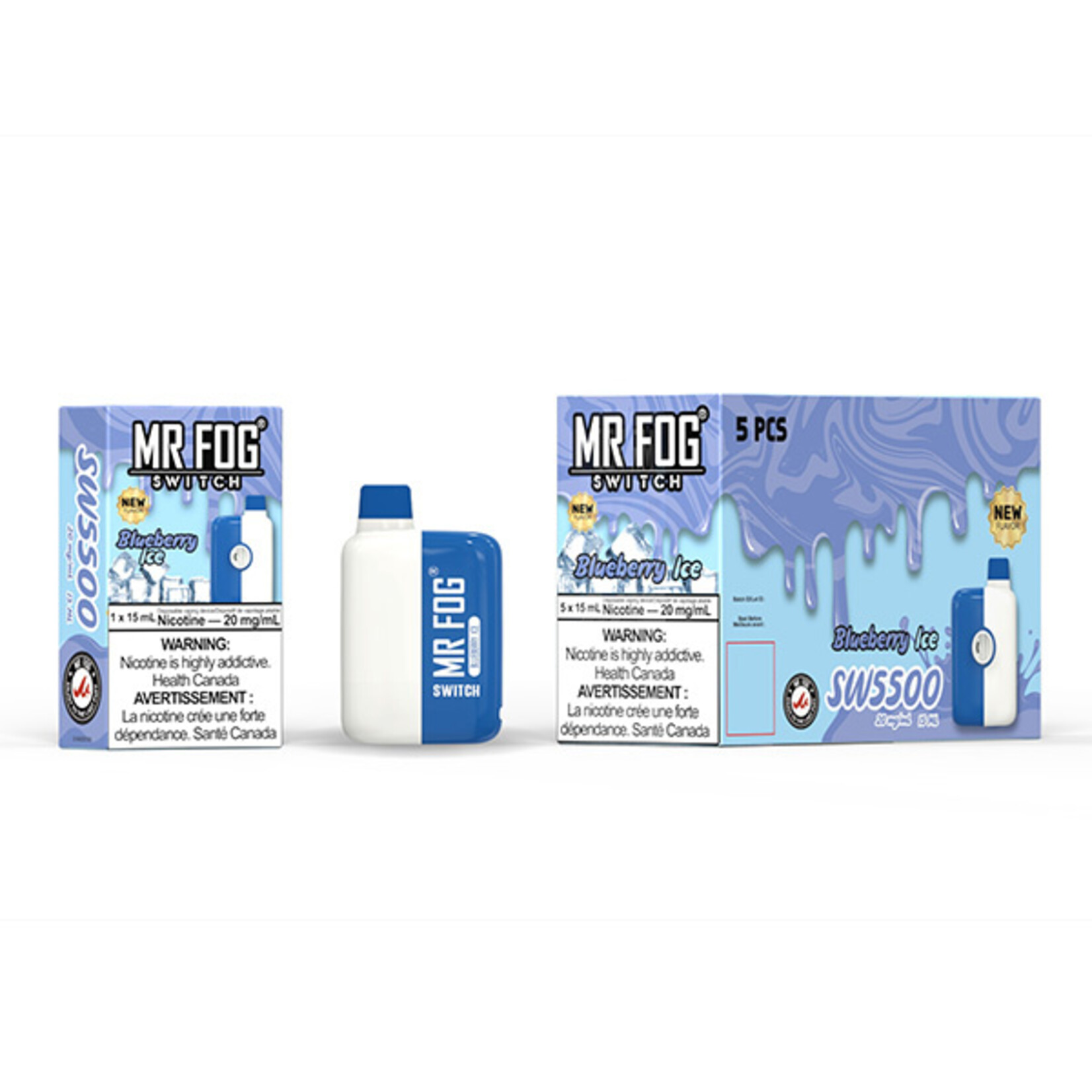 MR FOG SW36 - MR FOG SWITCH 5500 PUFFS Blueberry Ice
