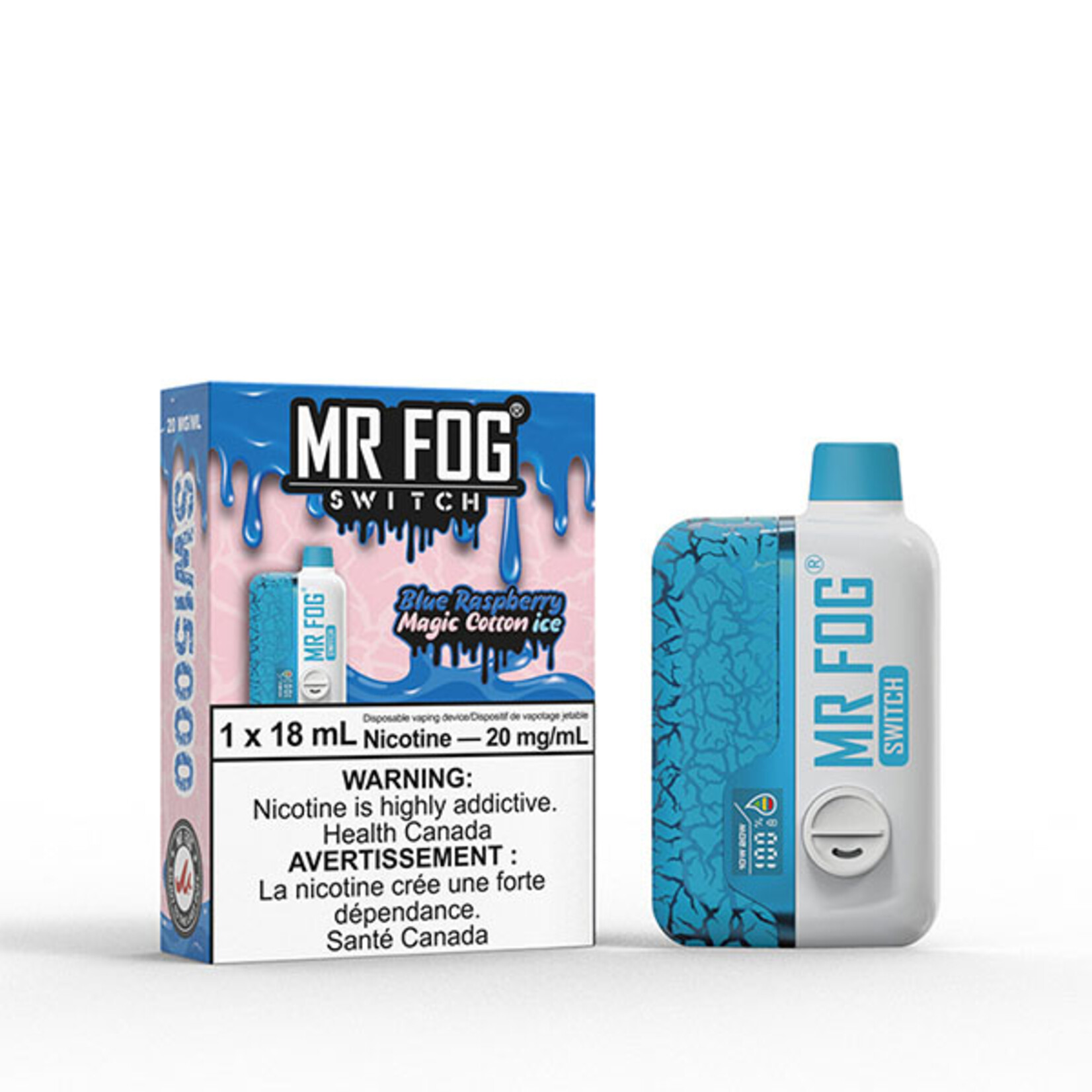 MR FOG SWP07 - MR FOG SWITCH SW15000 Blue Raspberry Magic Cotton Ice