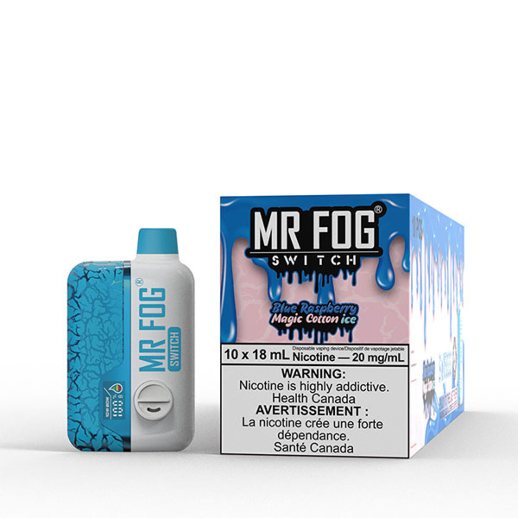 MR FOG SWP07 - MR FOG SWITCH SW15000 Blue Raspberry Magic Cotton Ice