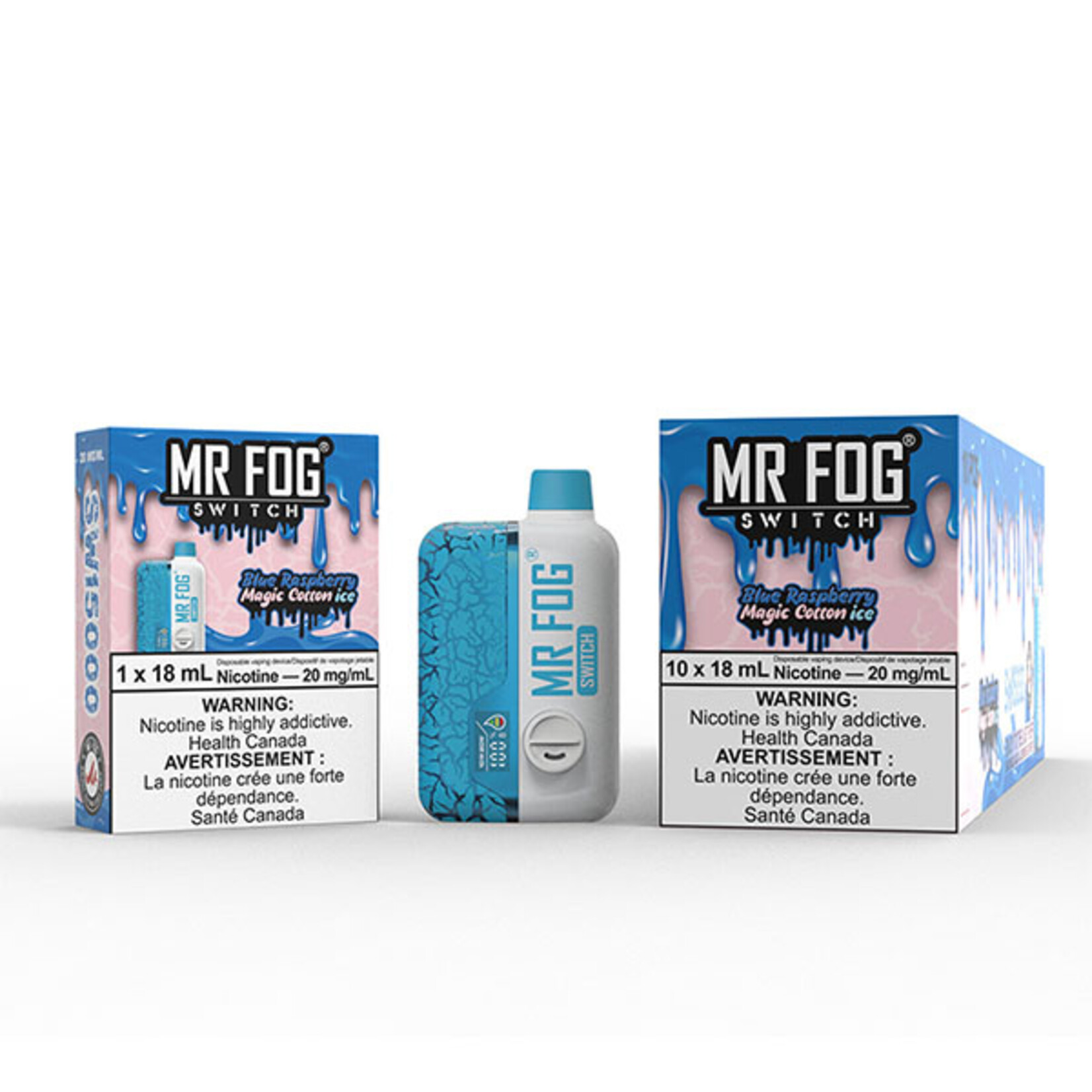 MR FOG SWP07 - MR FOG SWITCH SW15000 Blue Raspberry Magic Cotton Ice
