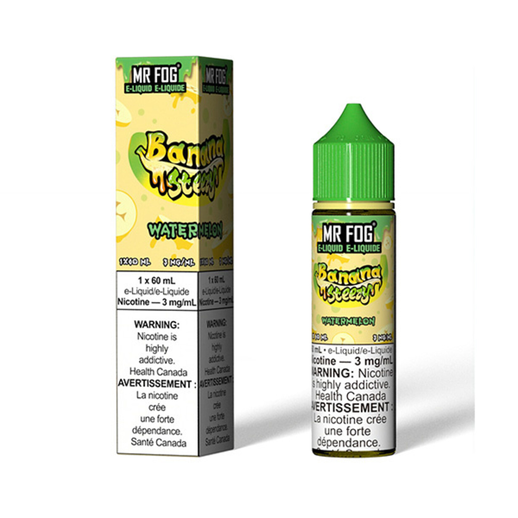 MR FOG MFENS01 - MR FOG Banana Steezy E-Liquid Watermelon 60ML Freebase
