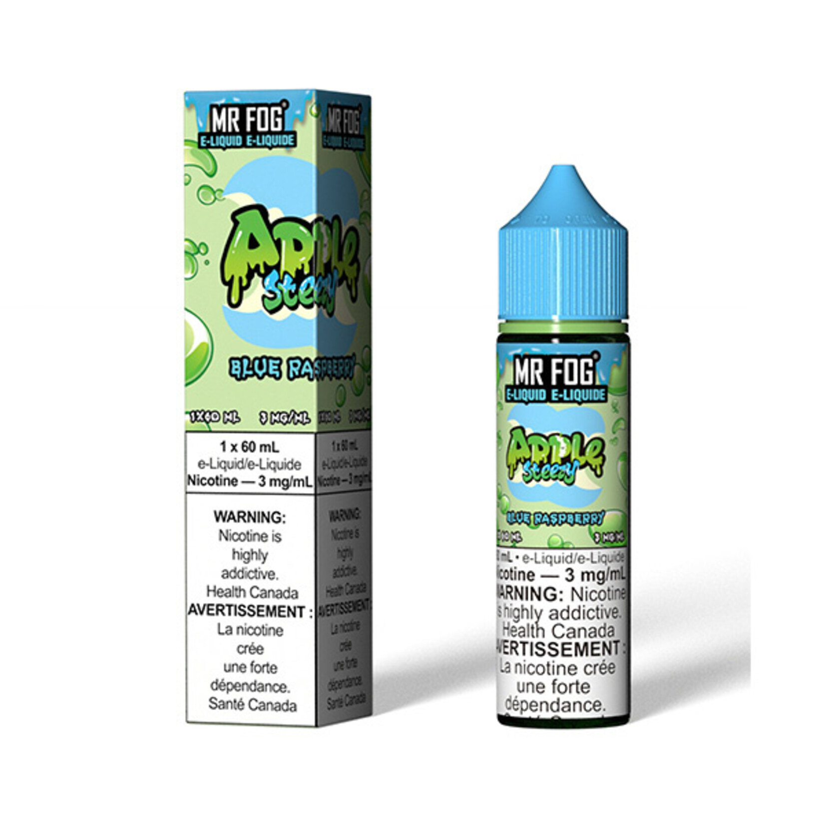 MR FOG MFEAS03 - MR FOG Apple Steezy E-Liquid Blue Raspberry 60ML Freebase