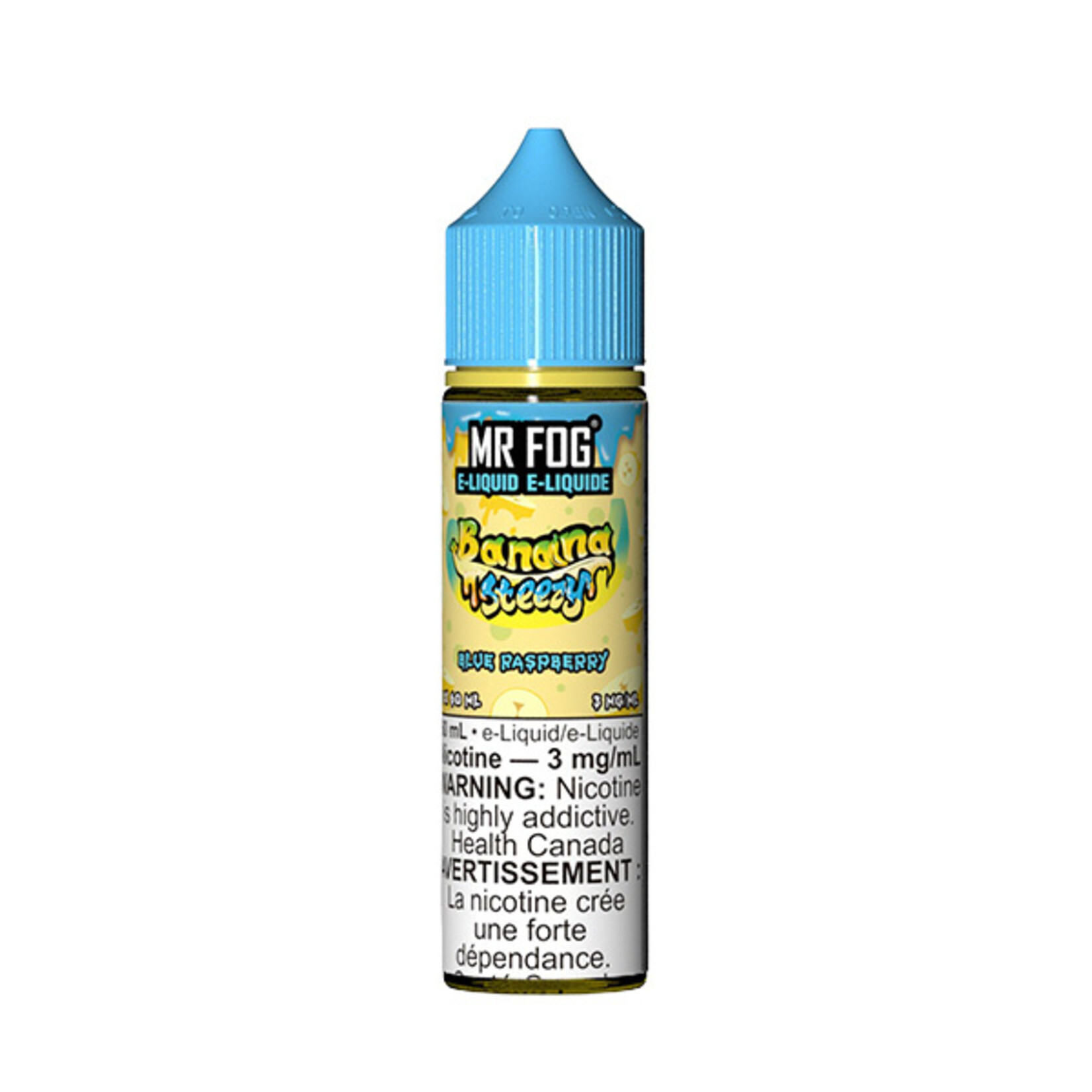 MR FOG MFENS03 - MR FOG Banana Steezy E-Liquid Blue Raspberry 60ML Freebase