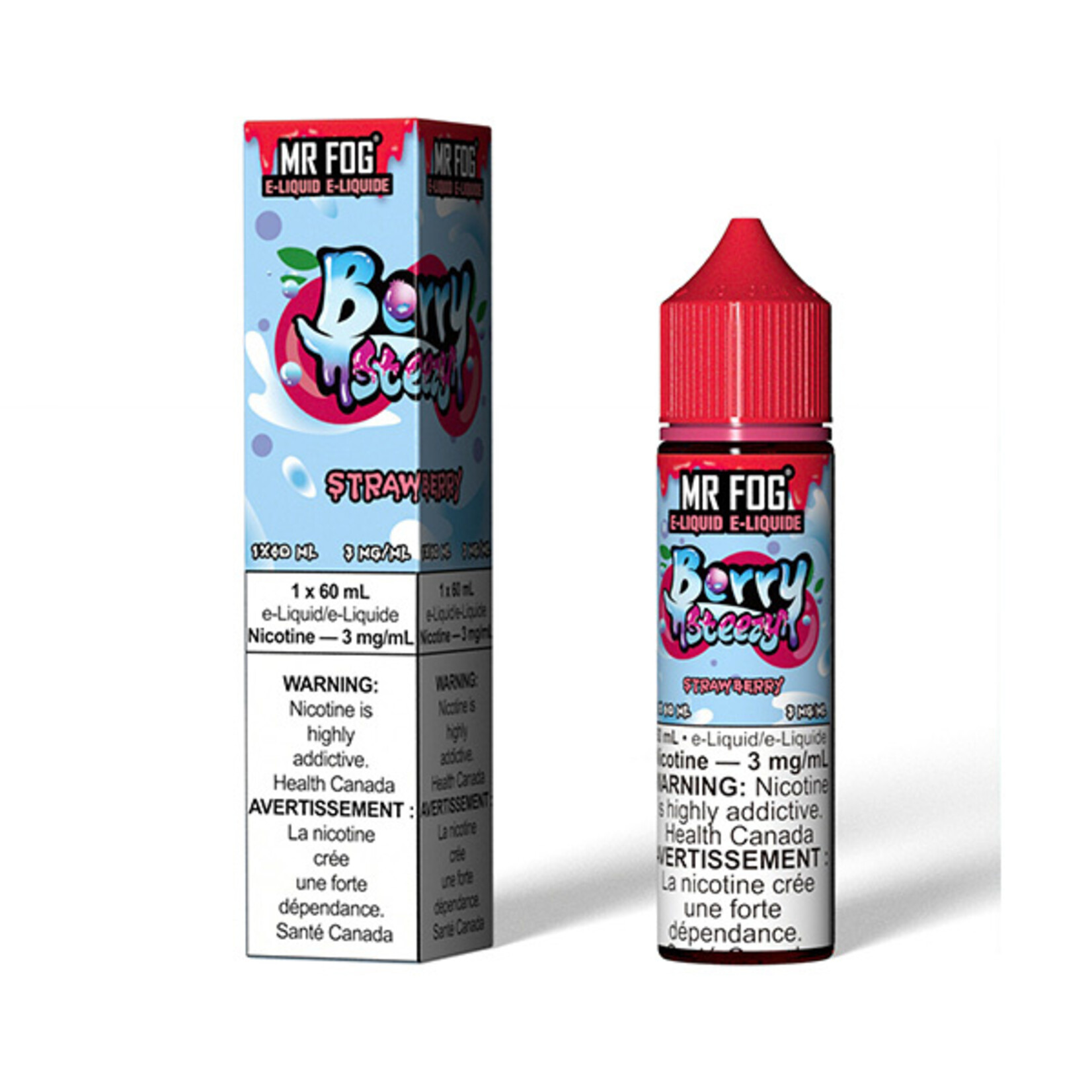 MR FOG MFEBS02 - MR FOG Berry Steezy E-Liquid Strawberry 60ML Freebase