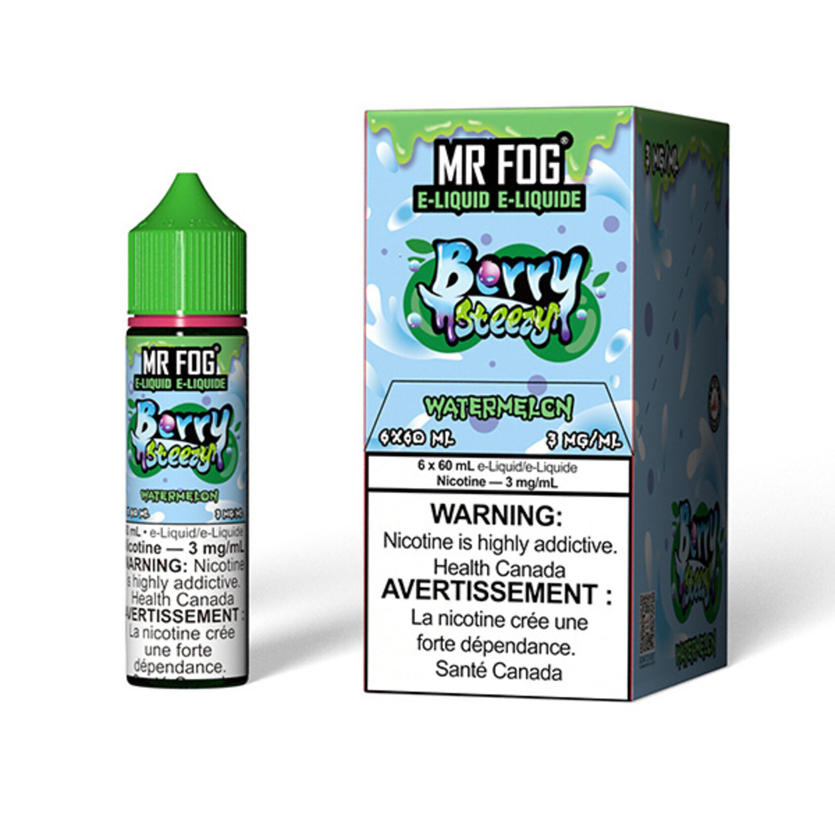 MFEBS01 - MR FOG Berry Steezy E-Liquid Watermelon 60ML Freebase