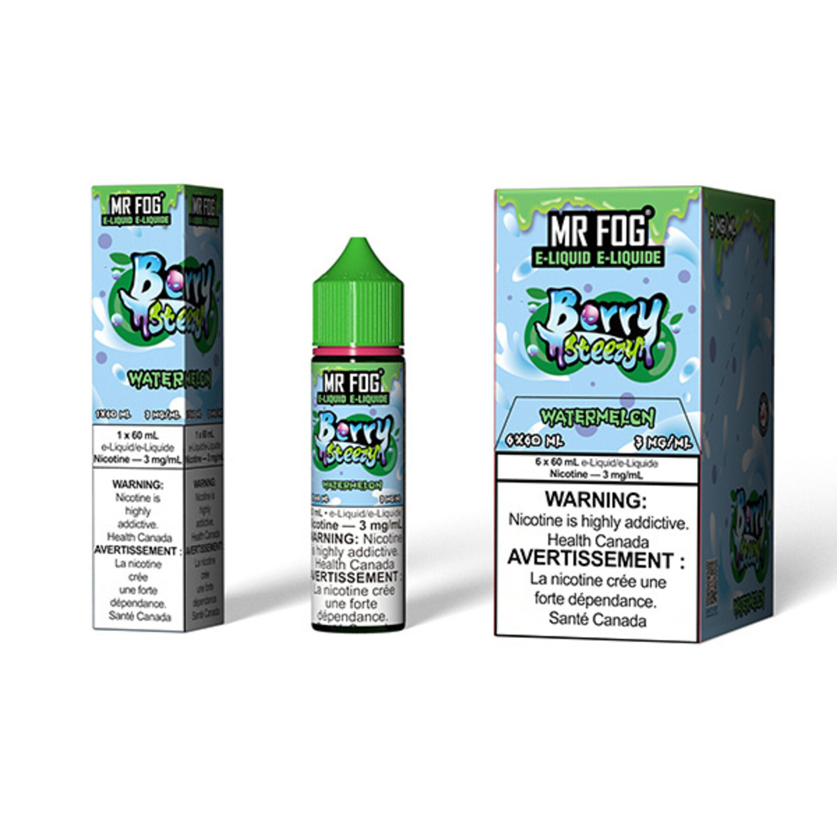MFEBS01 - MR FOG Berry Steezy E-Liquid Watermelon 60ML Freebase