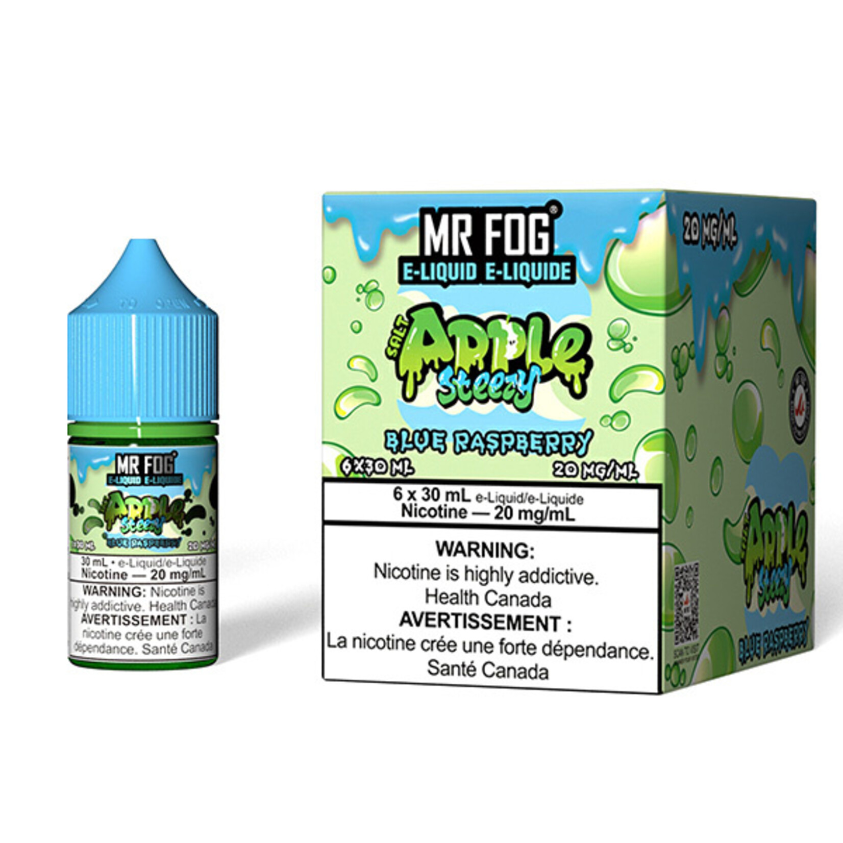 MR FOG MFEAS03 - MR FOG Apple Steezy E-Liquid Blue Raspberry 30ML Salt
