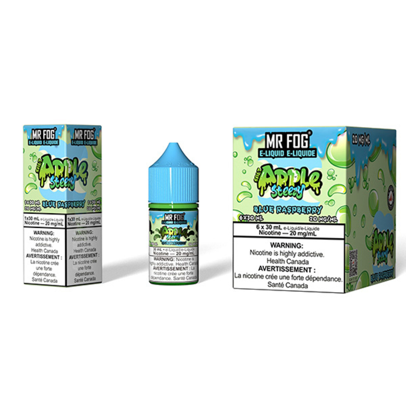 MR FOG MFEAS03 - MR FOG Apple Steezy E-Liquid Blue Raspberry 30ML Salt