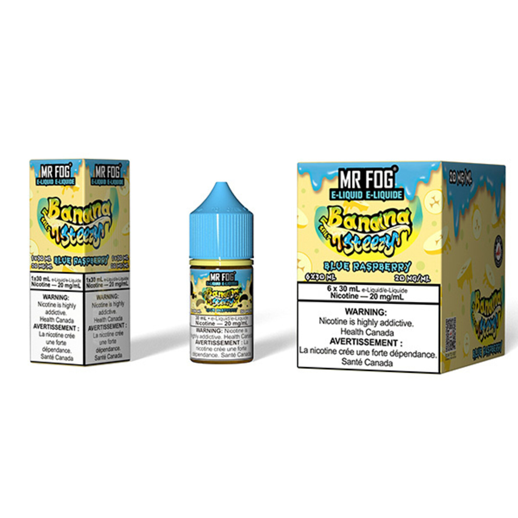 MR FOG MFENS03 - MR FOG Banana Steezy E-Liquid Blue Raspberry 30ML Salt