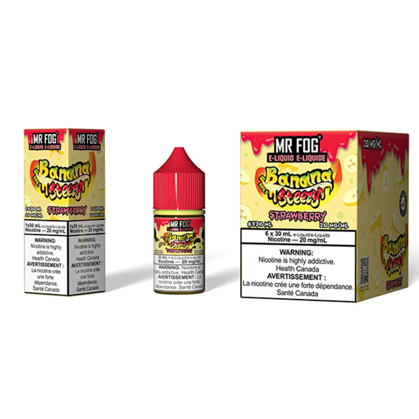MR FOG MFENS02 - MR FOG Banana Steezy E-Liquid Strawberry 30ML Salt