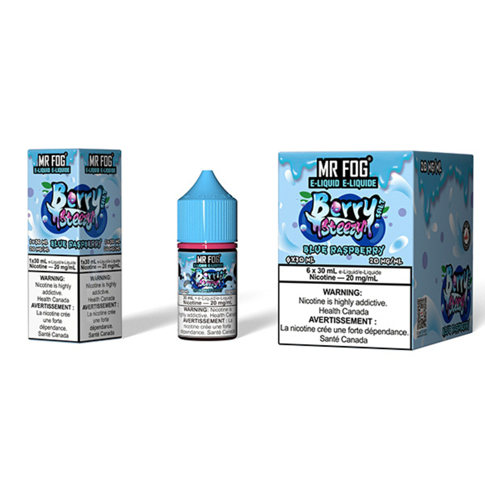 MR FOG MFEBS03 - MR FOG Berry Steezy E-Liquid Blue Raspberry 30ML Salt