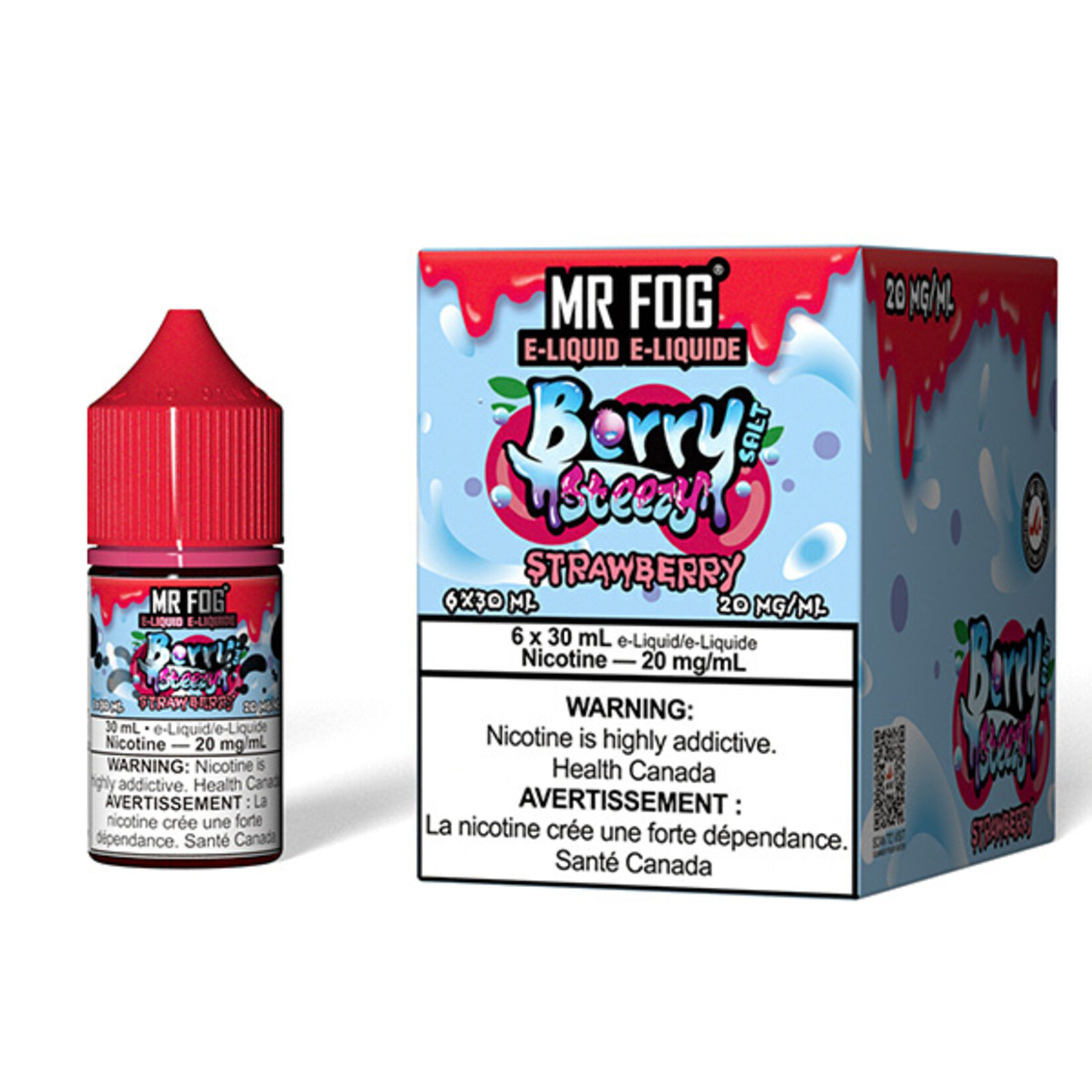 MR FOG MFEBS02 - MR FOG Berry Steezy E-Liquid Strawberry 30ML Salt