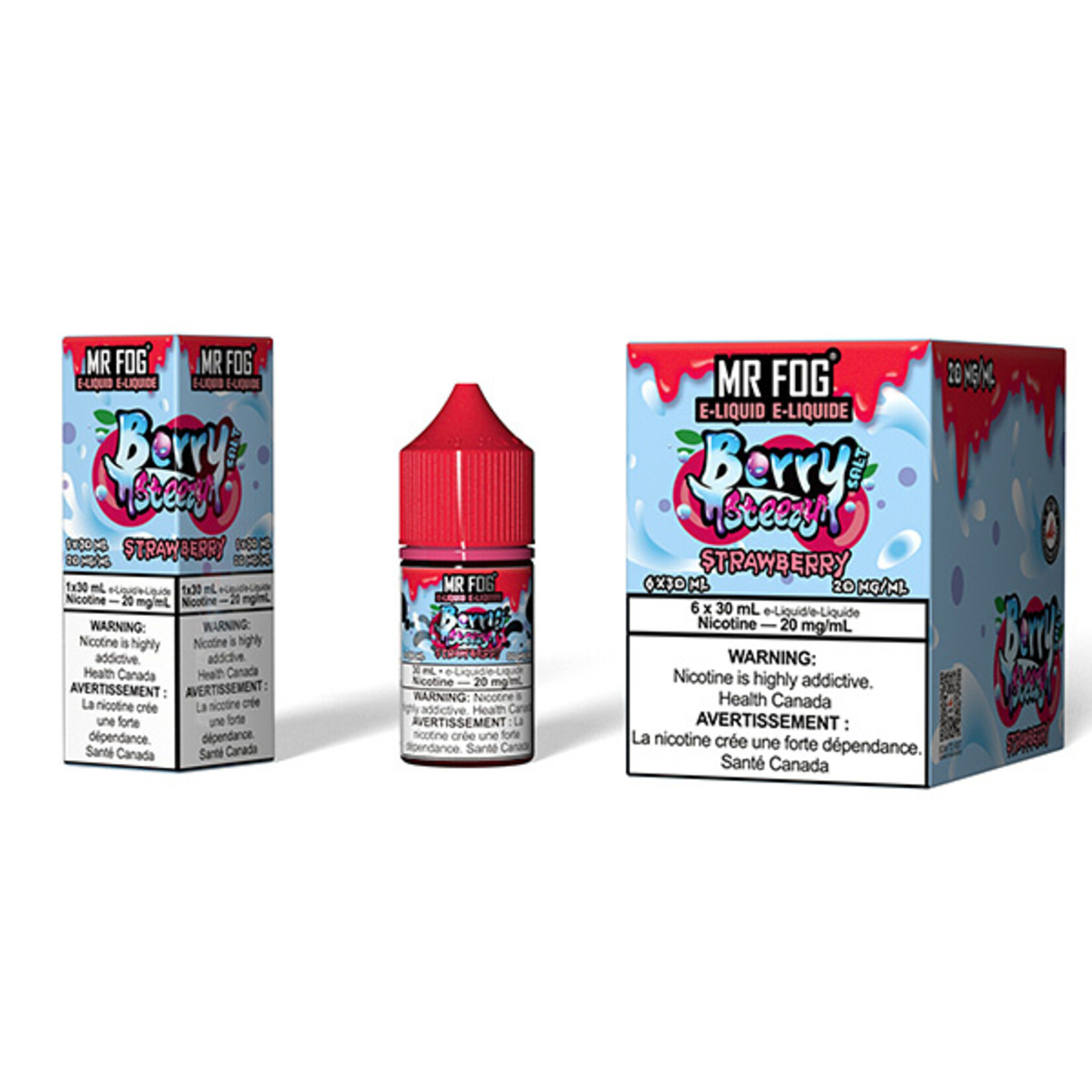 MR FOG MFEBS02 - MR FOG Berry Steezy E-Liquid Strawberry 30ML Salt