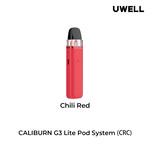 UWELL UWELL CALIBURN G3 LITE POD SYSTEM (CRC) CHILI RED