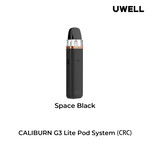 UWELL UWELL CALIBURN G3 LITE POD SYSTEM (CRC) SPACE BLACK