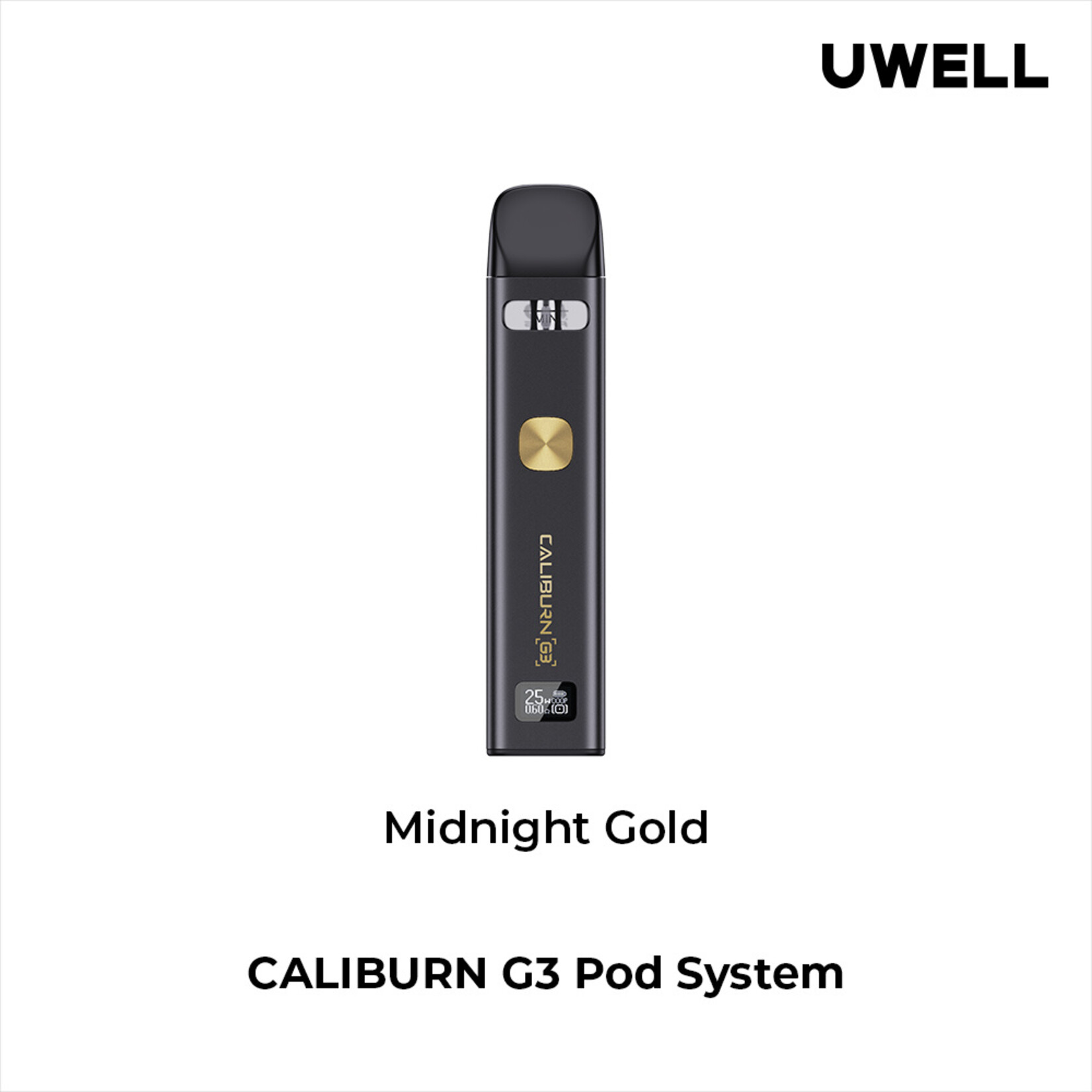 UWELL UWELL CALIBURN G3 POD SYSTEM (CRC) MIDNIGHT GOLD