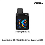 UWELL UWELL CALIBURN G3 PRO KOKO POD KIT (CRC) MIDNIGHT BLACK