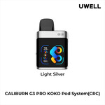 UWELL UWELL CALIBURN G3 PRO KOKO POD KIT (CRC) LIGHT SILVER