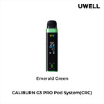 UWELL UWELL CALIBURN G3 PRO POD KIT (CRC) EMERALD GREEN