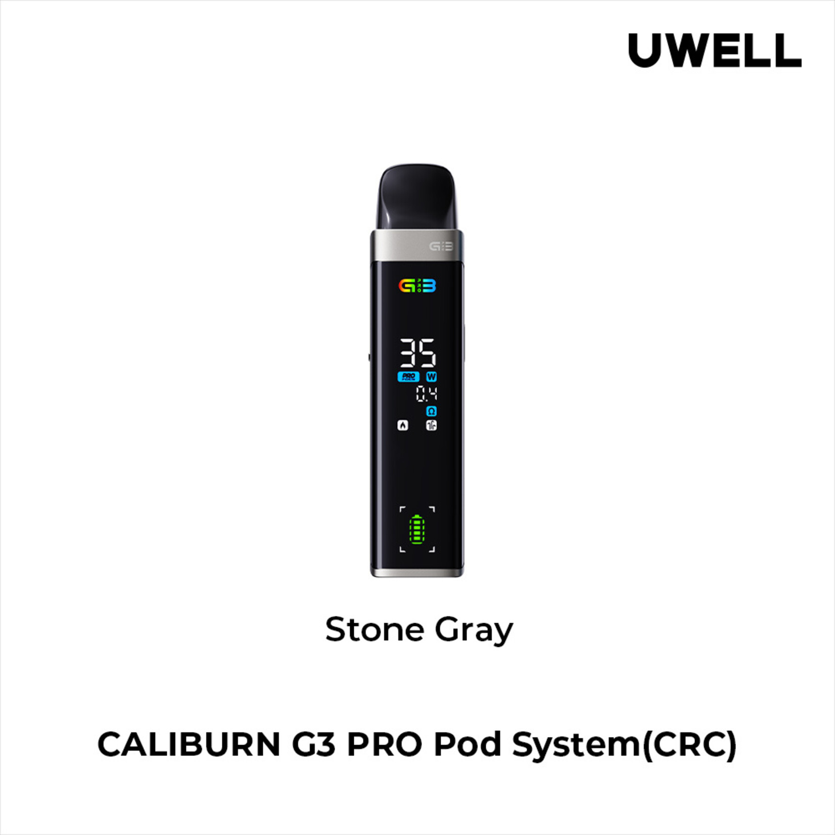 UWELL UWELL CALIBURN G3 PRO POD KIT (CRC) STONE GRAY
