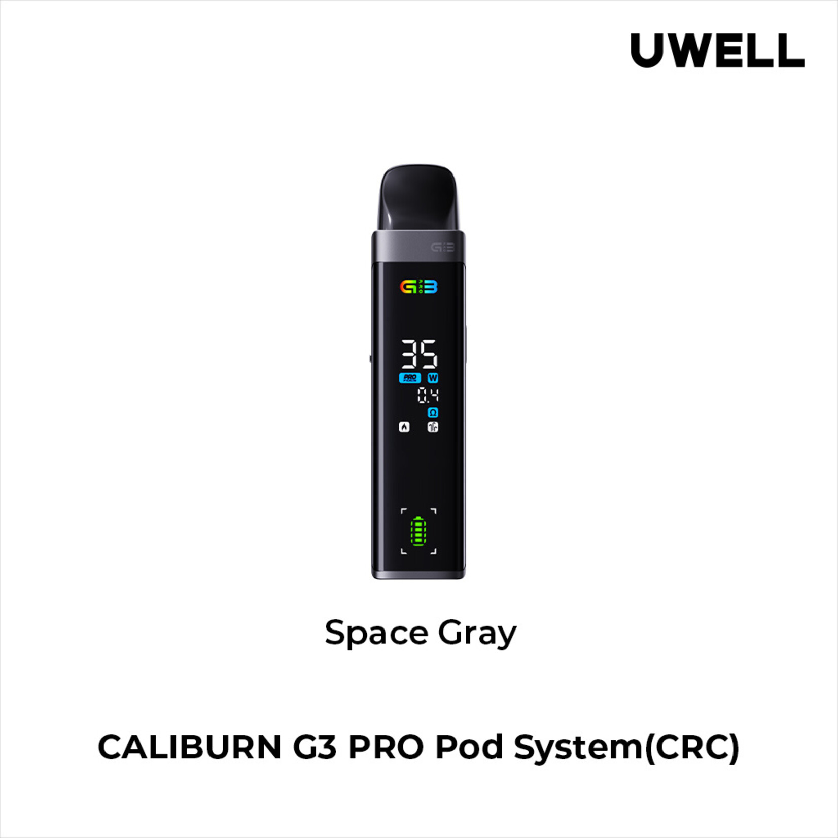 UWELL UWELL CALIBURN G3 PRO POD KIT (CRC) SPACE GRAY