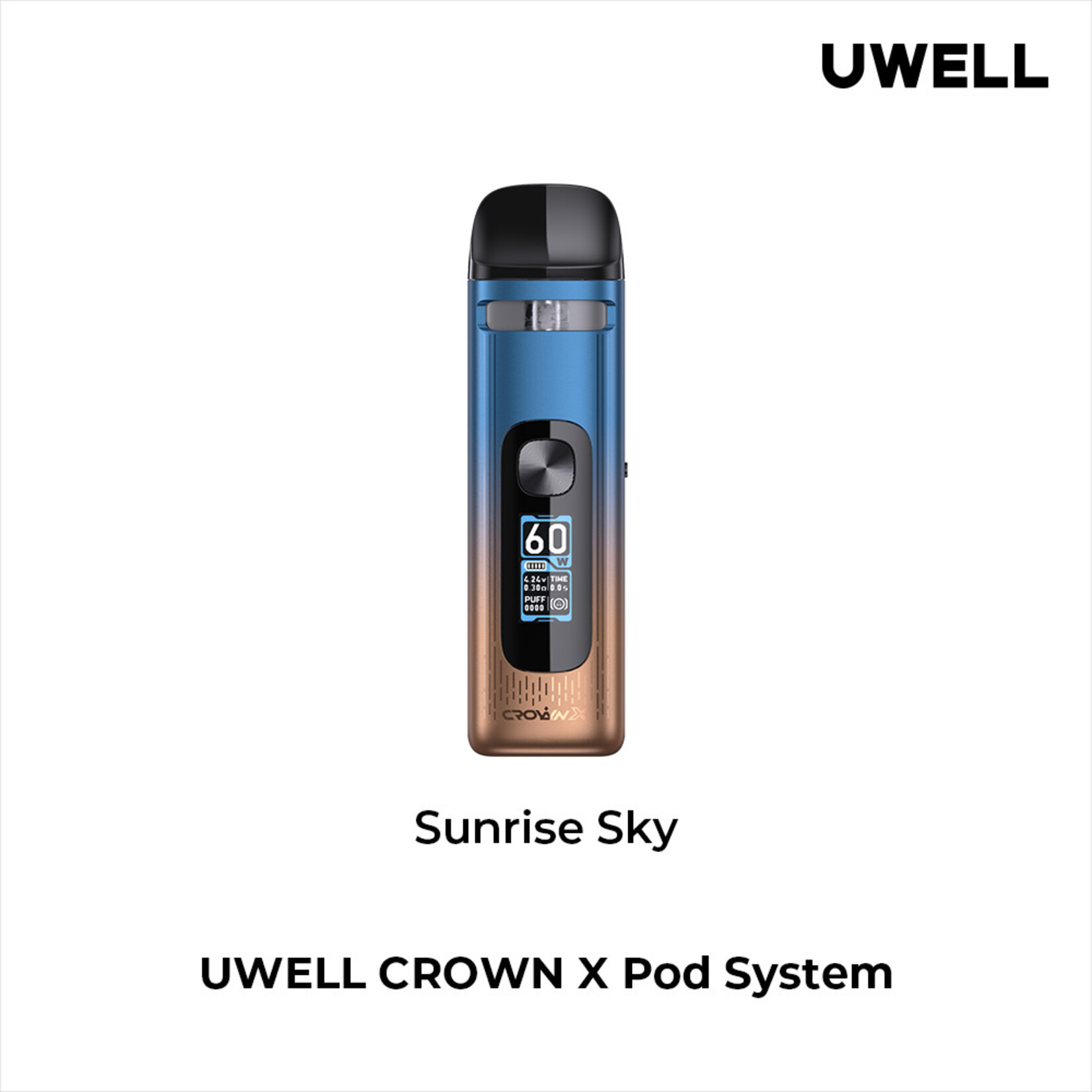 UWELL UWELL CROWN X POD SYSTEM (CRC) SUNRISE SKY