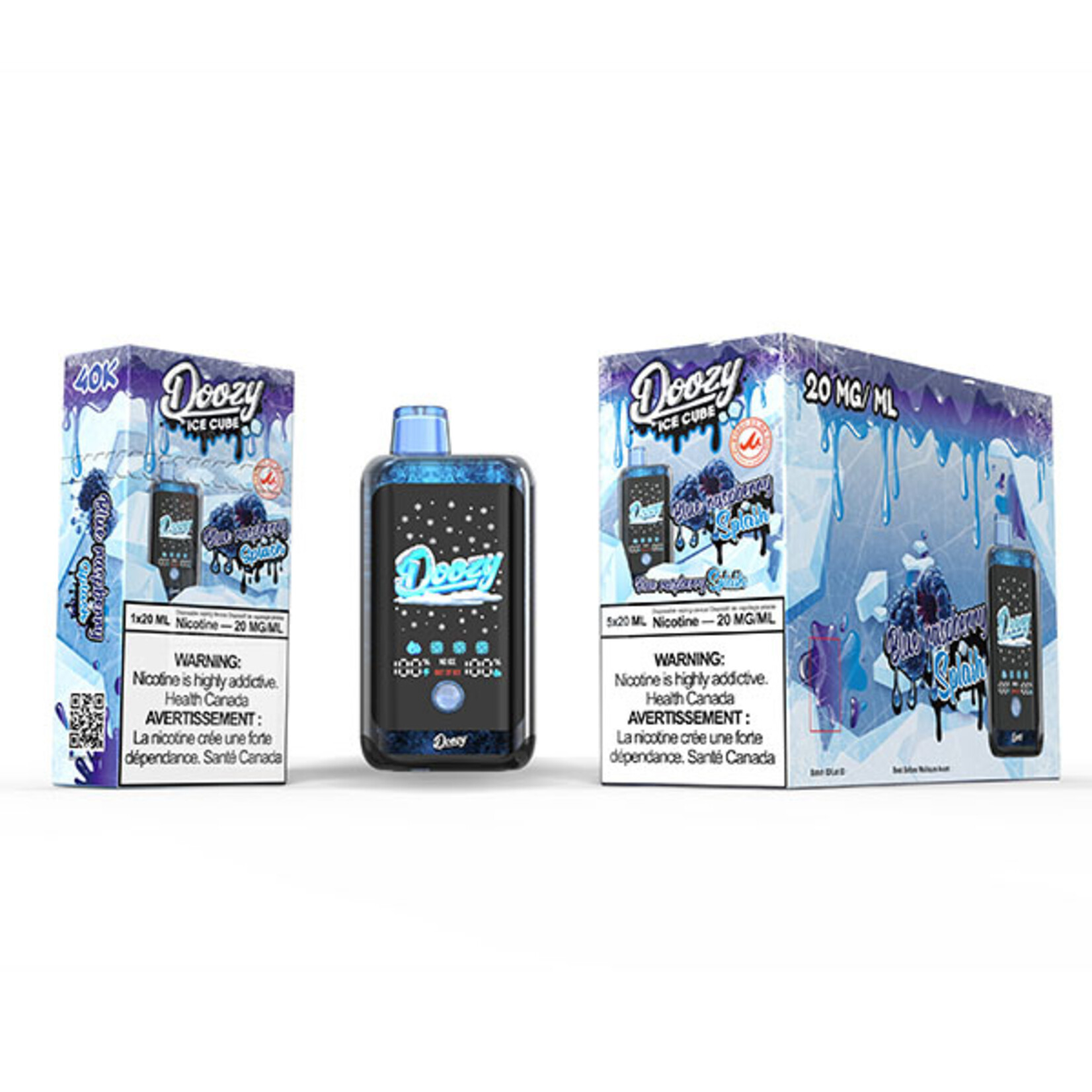 DOOZY DZC03 - DOOZY ICE CUBE Blue Raspberry Splash