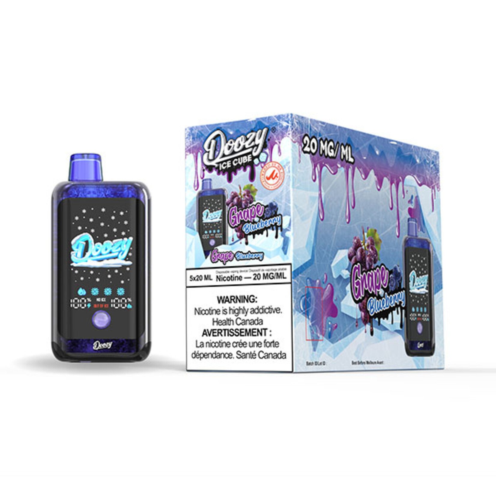 DOOZY DZC05 - DOOZY ICE CUBE Grape Blueberry