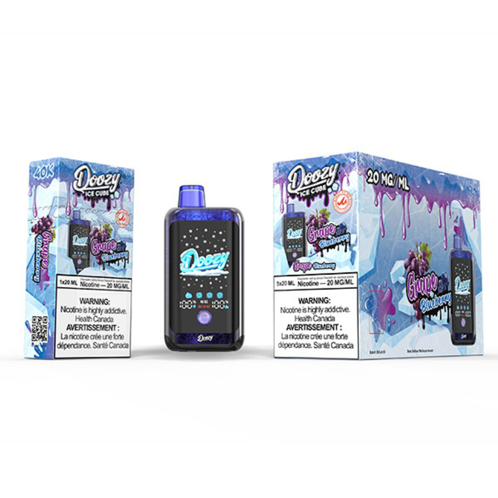 DOOZY DZC05 - DOOZY ICE CUBE Grape Blueberry