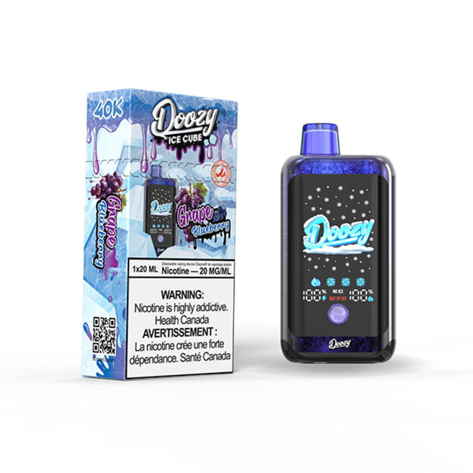 DOOZY DZC05 - DOOZY ICE CUBE Grape Blueberry