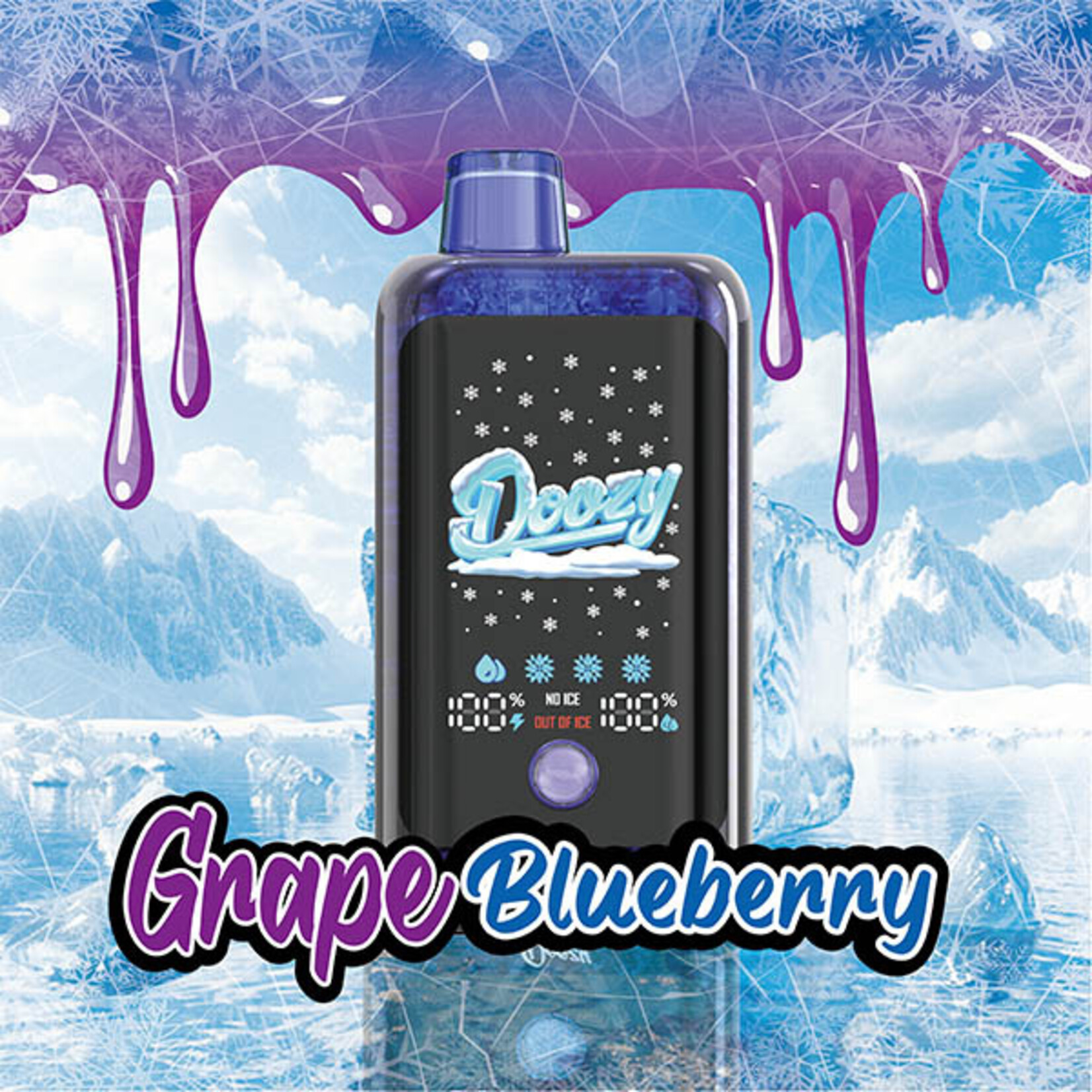 DOOZY DZC05 - DOOZY ICE CUBE Grape Blueberry
