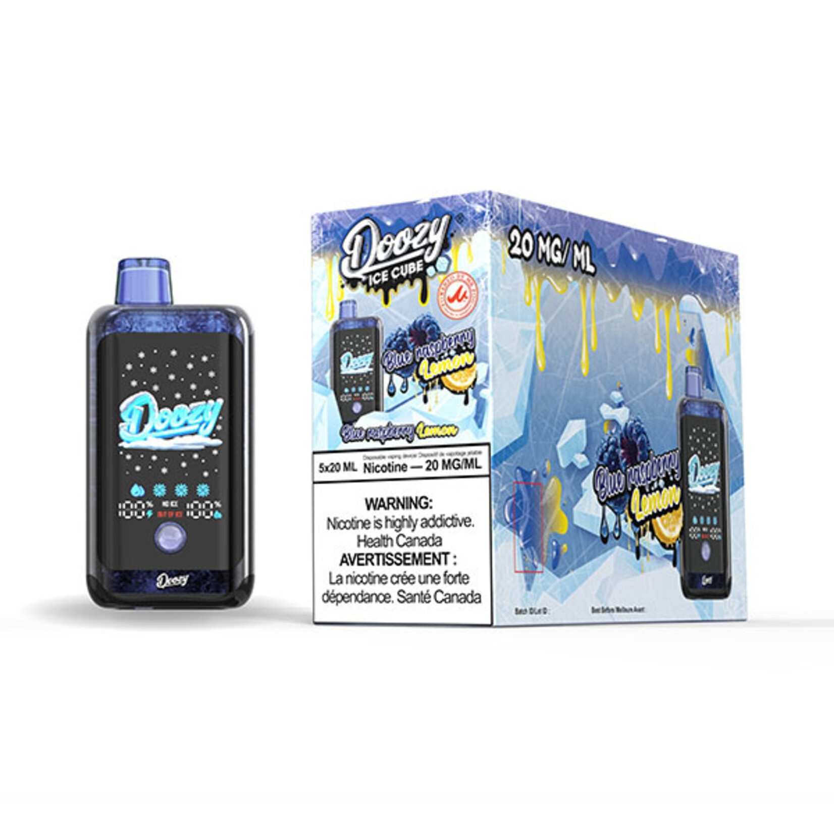 DOOZY DZC06 - DOOZY ICE CUBE Blue Raspberry Lemon