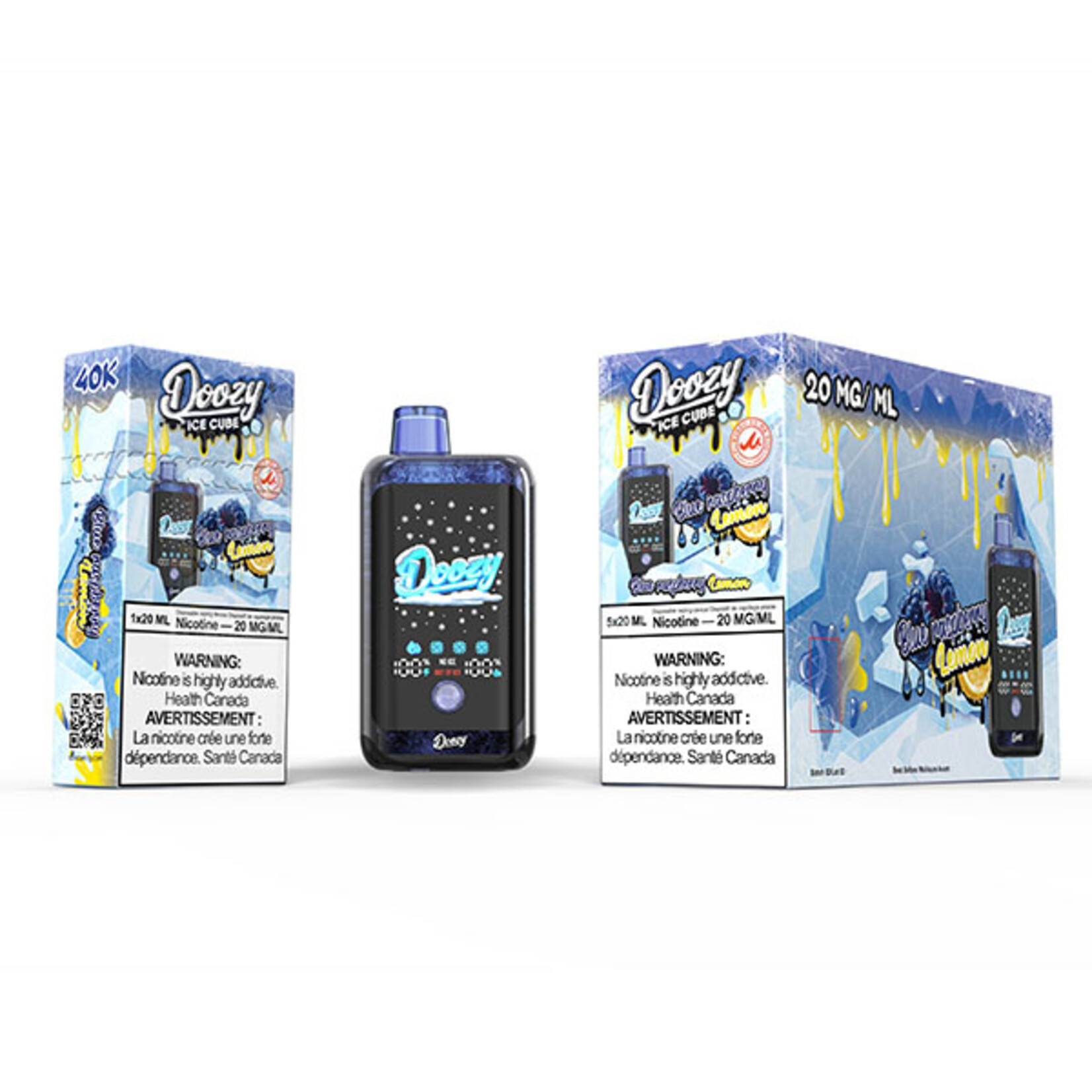 DOOZY DZC06 - DOOZY ICE CUBE Blue Raspberry Lemon