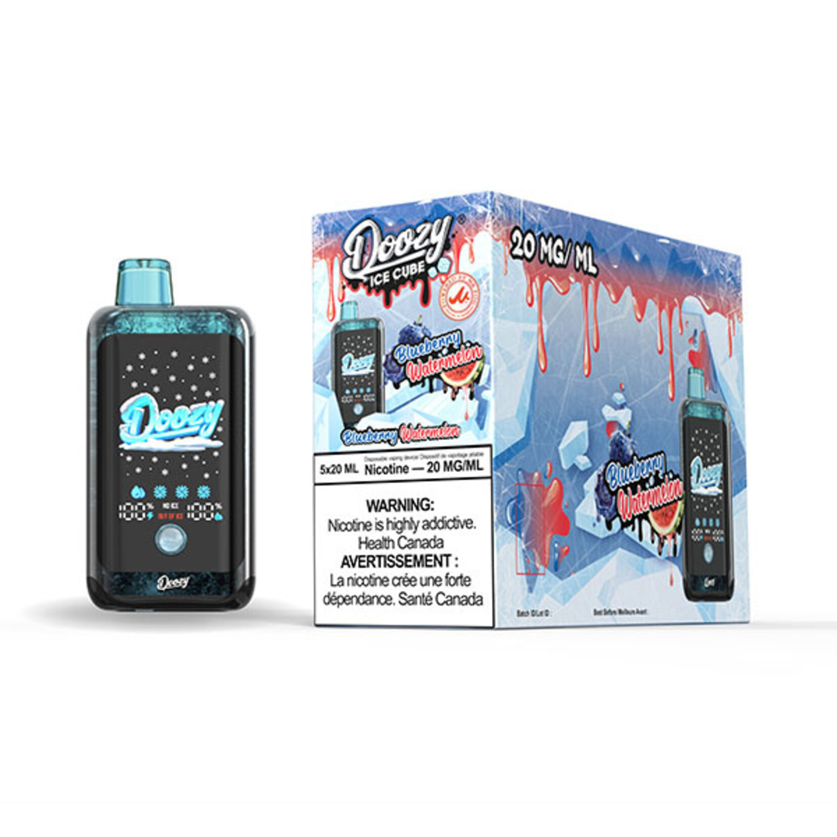 DOOZY DZC07 - DOOZY ICE CUBE Blueberry Watermelon