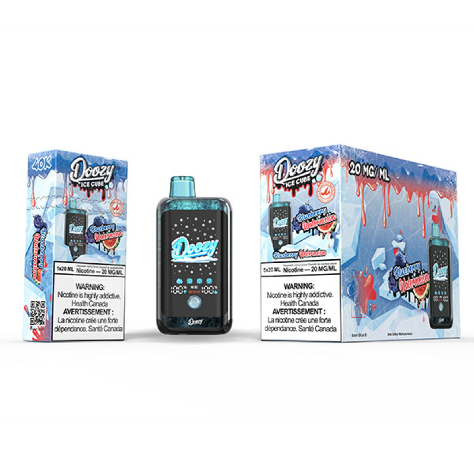 DOOZY DZC07 - DOOZY ICE CUBE Blueberry Watermelon