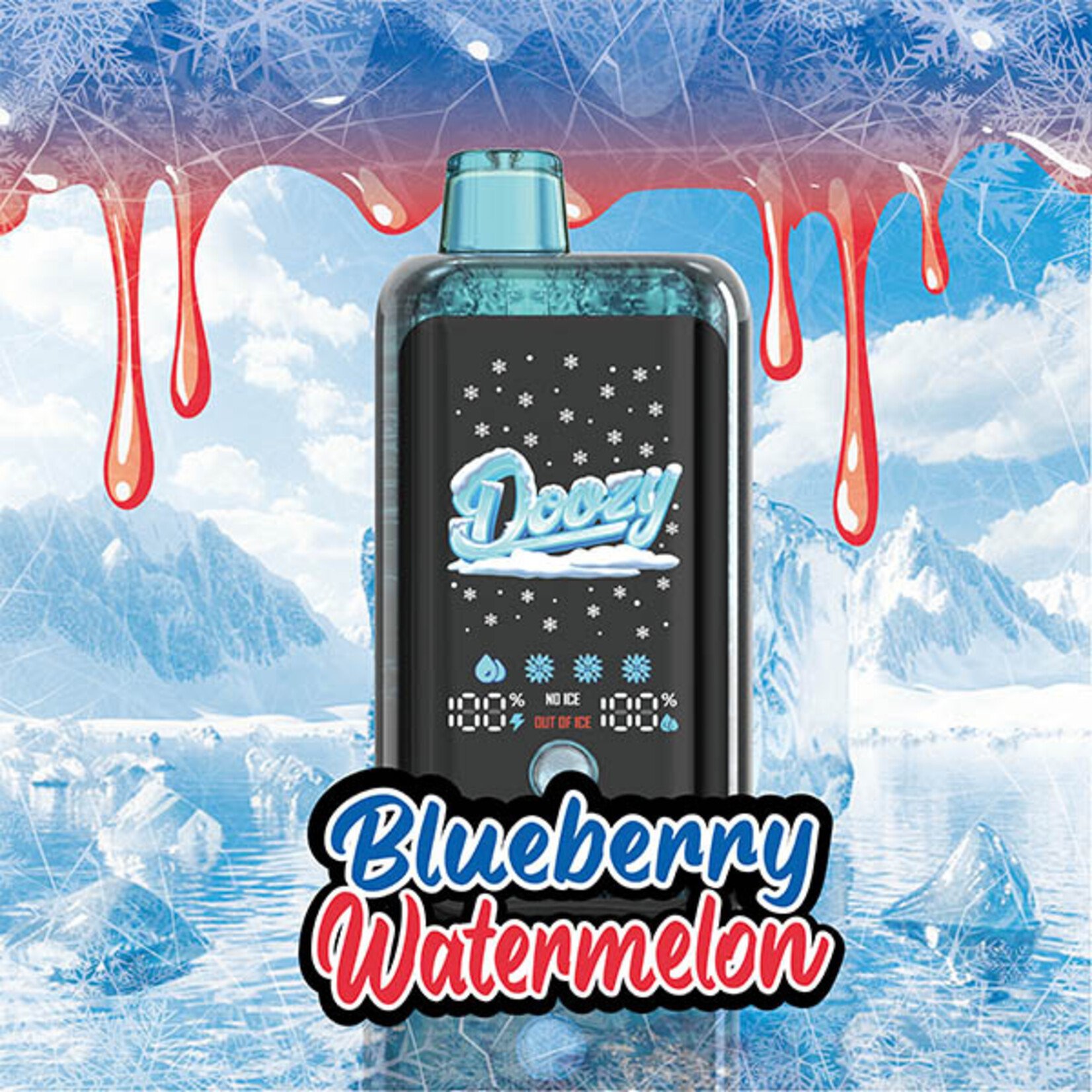 DOOZY DZC07 - DOOZY ICE CUBE Blueberry Watermelon